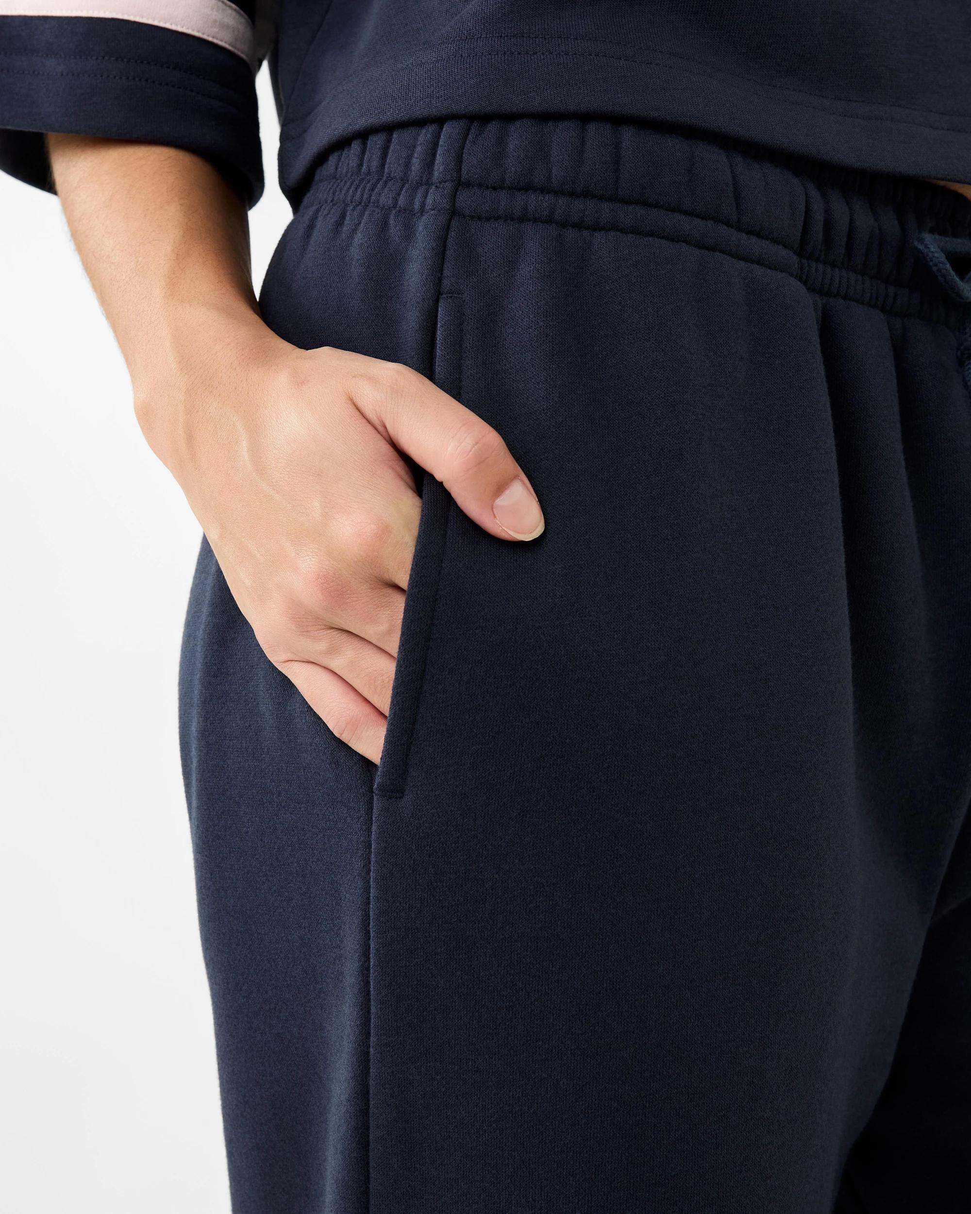 7 Champion Varsity Womens Wide Trackpants Navy, 7 of 7