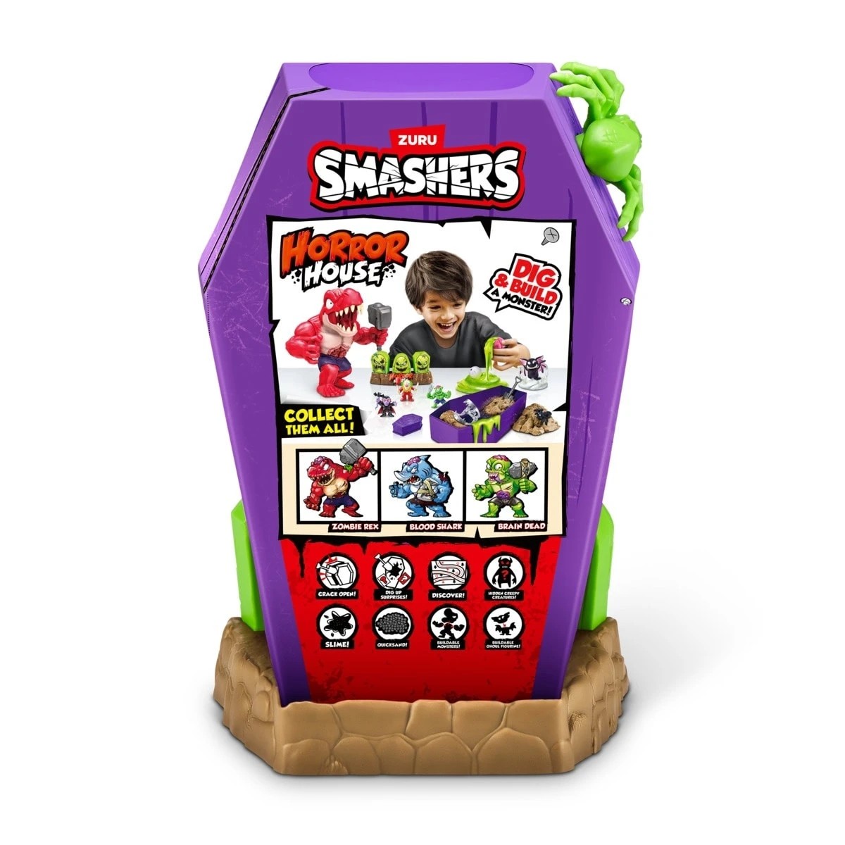 3 36 Piece Zuru Smashers Mega Horror House Playset - Assorted, 3 of 10