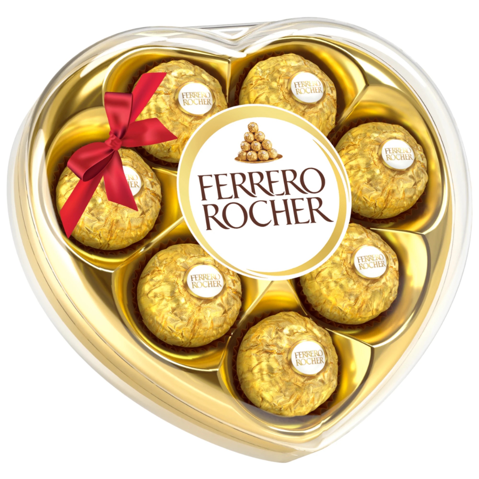 1 8 Piece Ferrero Rocher Gift Box Heart 100g, 1 of 9