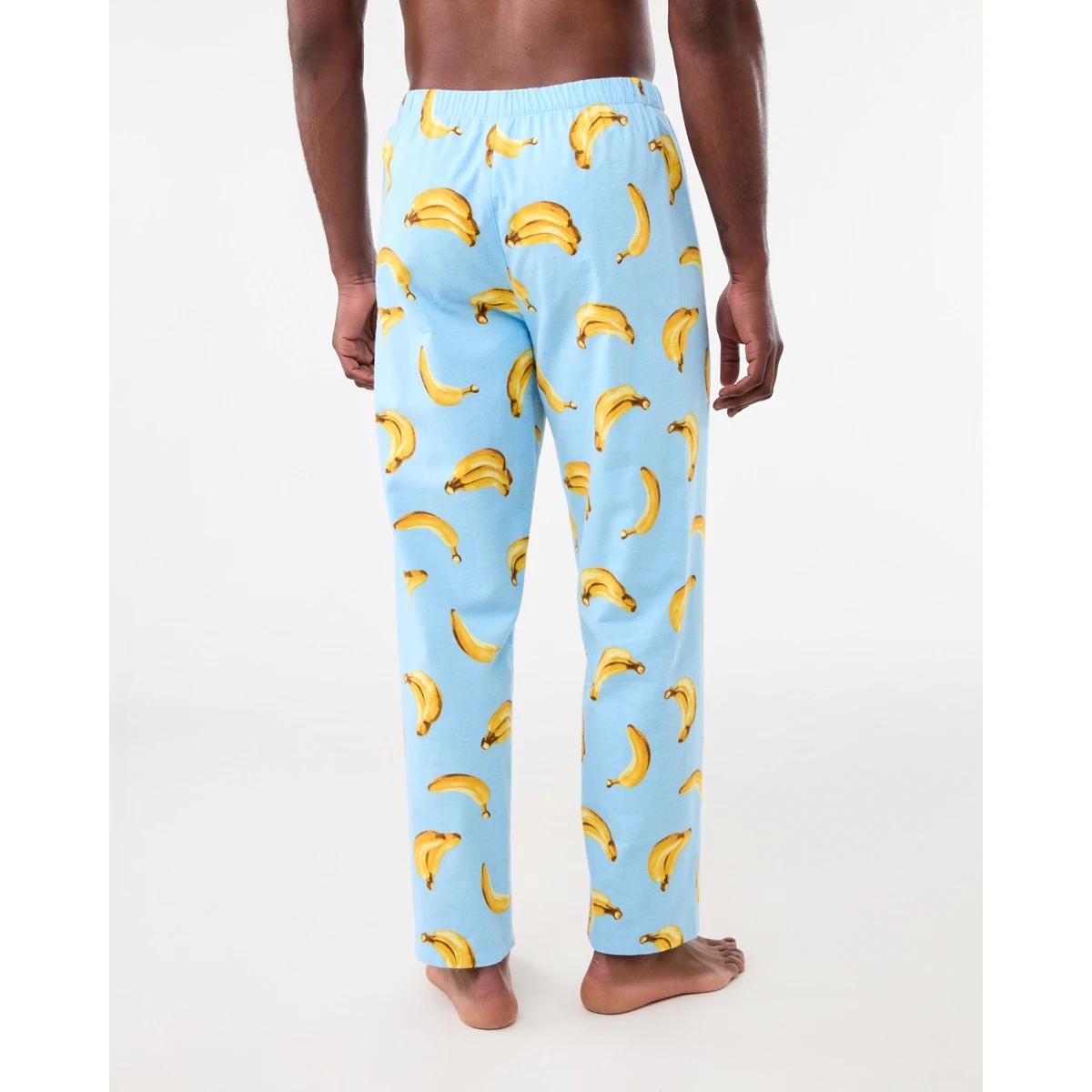 3 Flannel Sleep Pants Blu Banana, 3 of 5