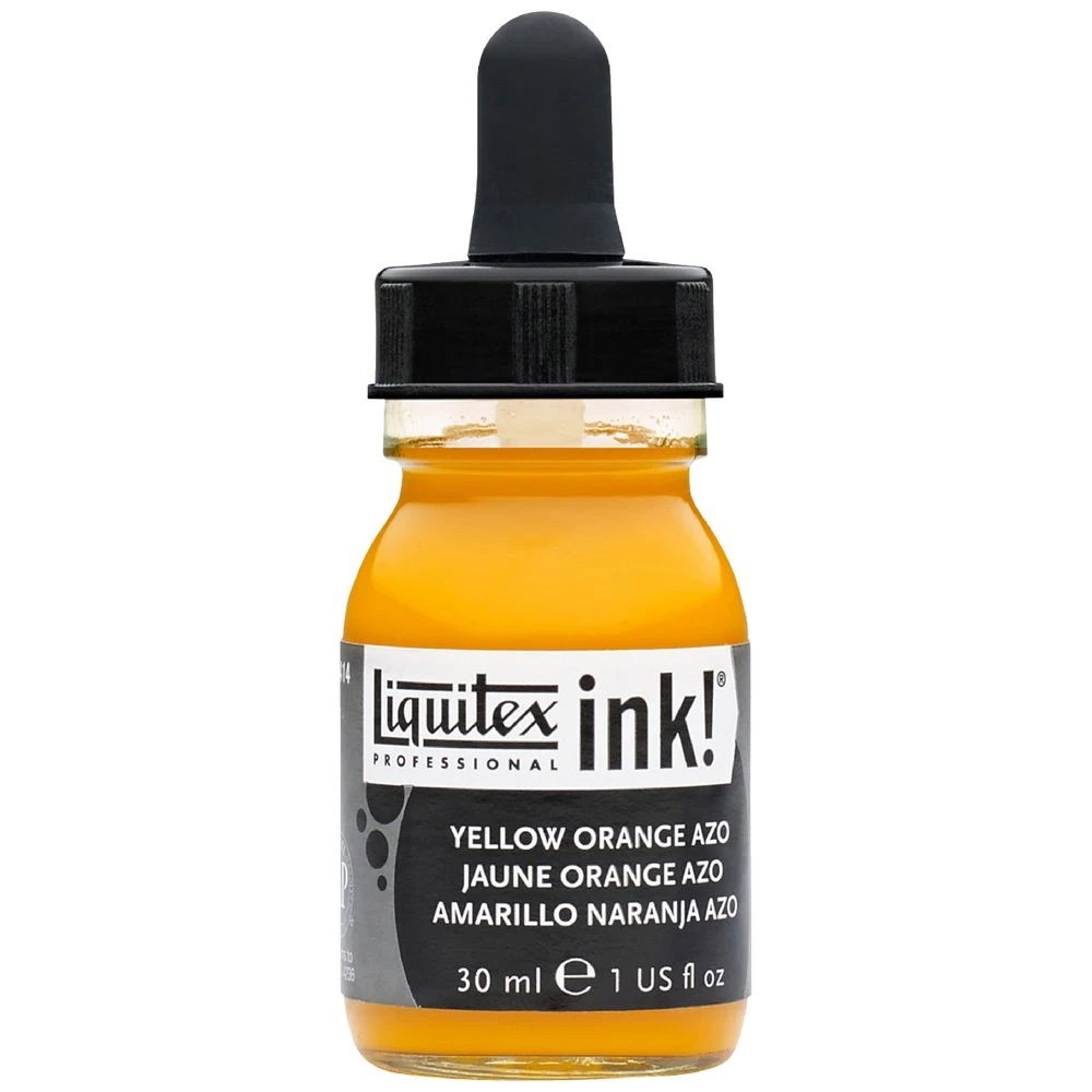 1 Liquitex Professional Ink 30mL Yellow Orange Azo, 1 of 2