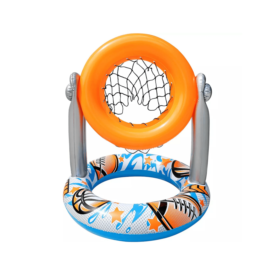 4 Go Play 2 In 1 Sports Challenge Basketball Football Inflatable Pool Game 3 Years Plus - Multi, 4 of 5