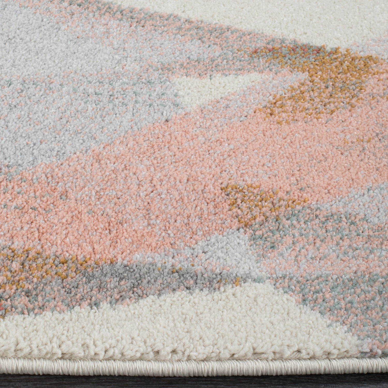 4 Common Ground Rugs Unreal 425 300x80cm - Medium Runner Power Loomed Pet Friendly Rug - Pink, 4 of 6