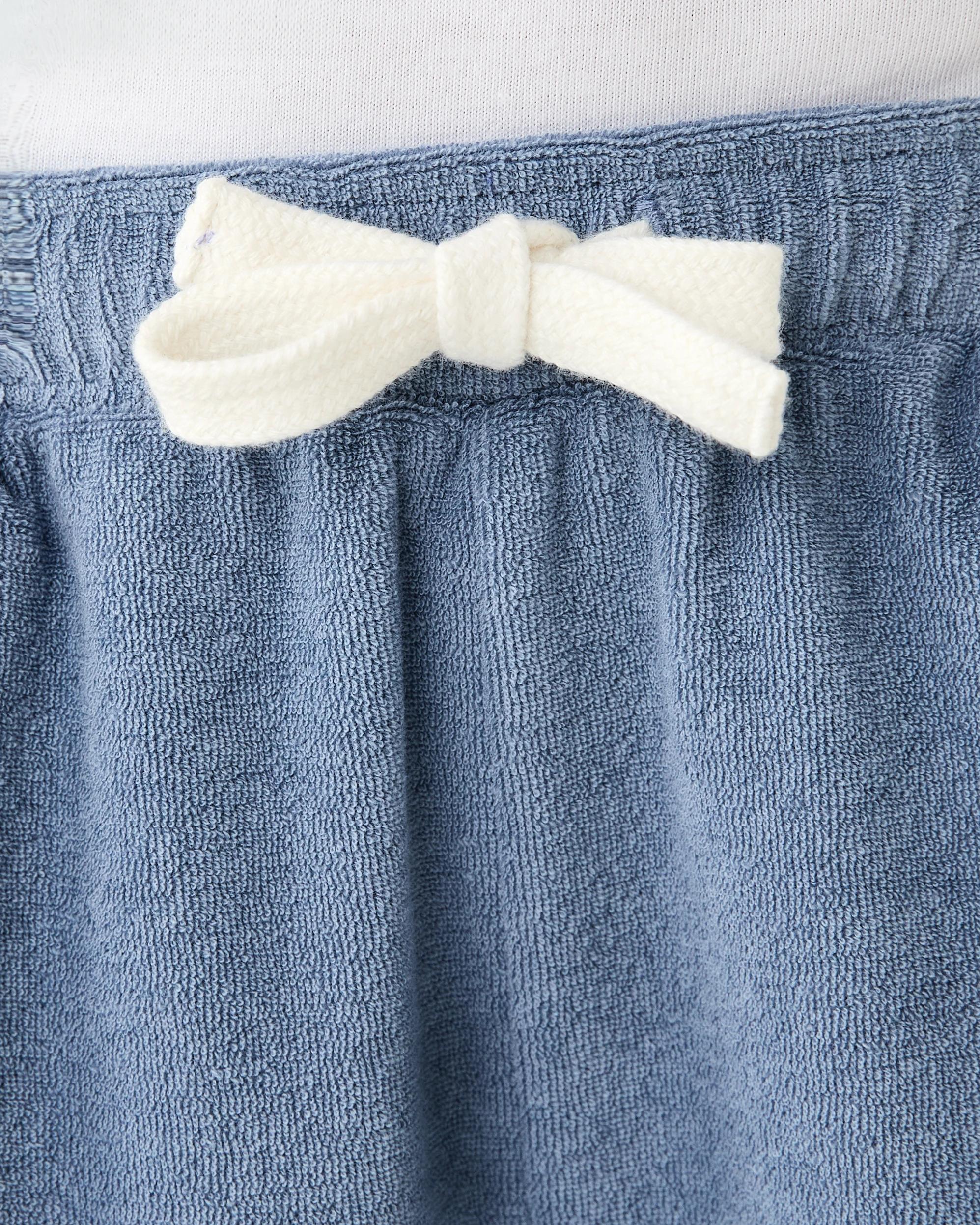 3 Terry Towelling Trackpants Dim Blue, 3 of 7