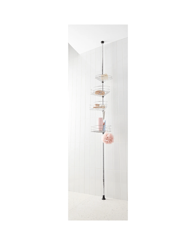 Telescopic Shower Caddy - Silver 