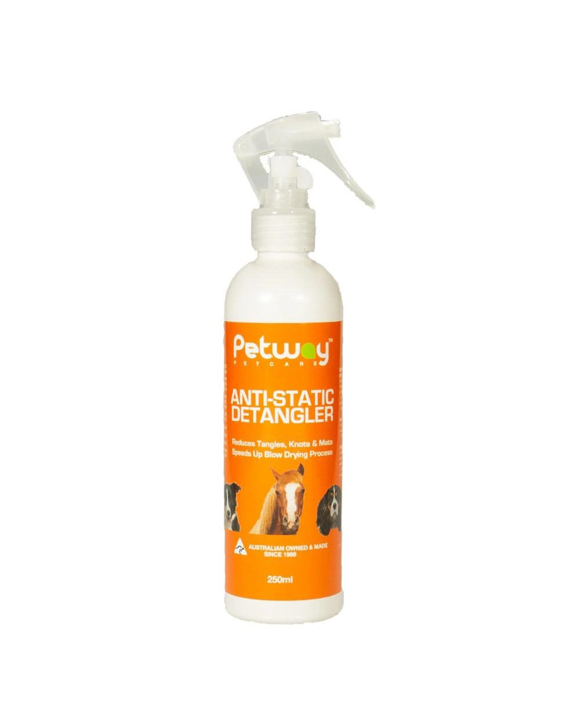 1 Petway Petcare Anti-Static Detangler Dogs & Horses Spray 250ml, 1 of 1