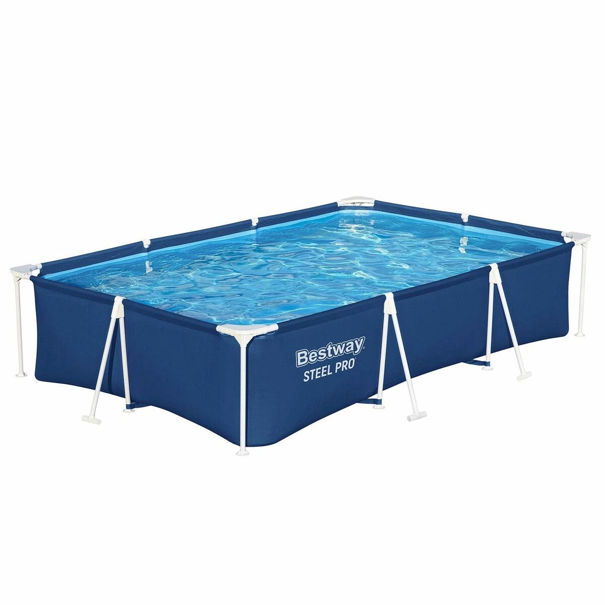 9 Bestway Swimming Pool 300x201x66cm Steel Frame Above Ground Pools w/ Filter Pump 3300L - Multi, 9 of 10