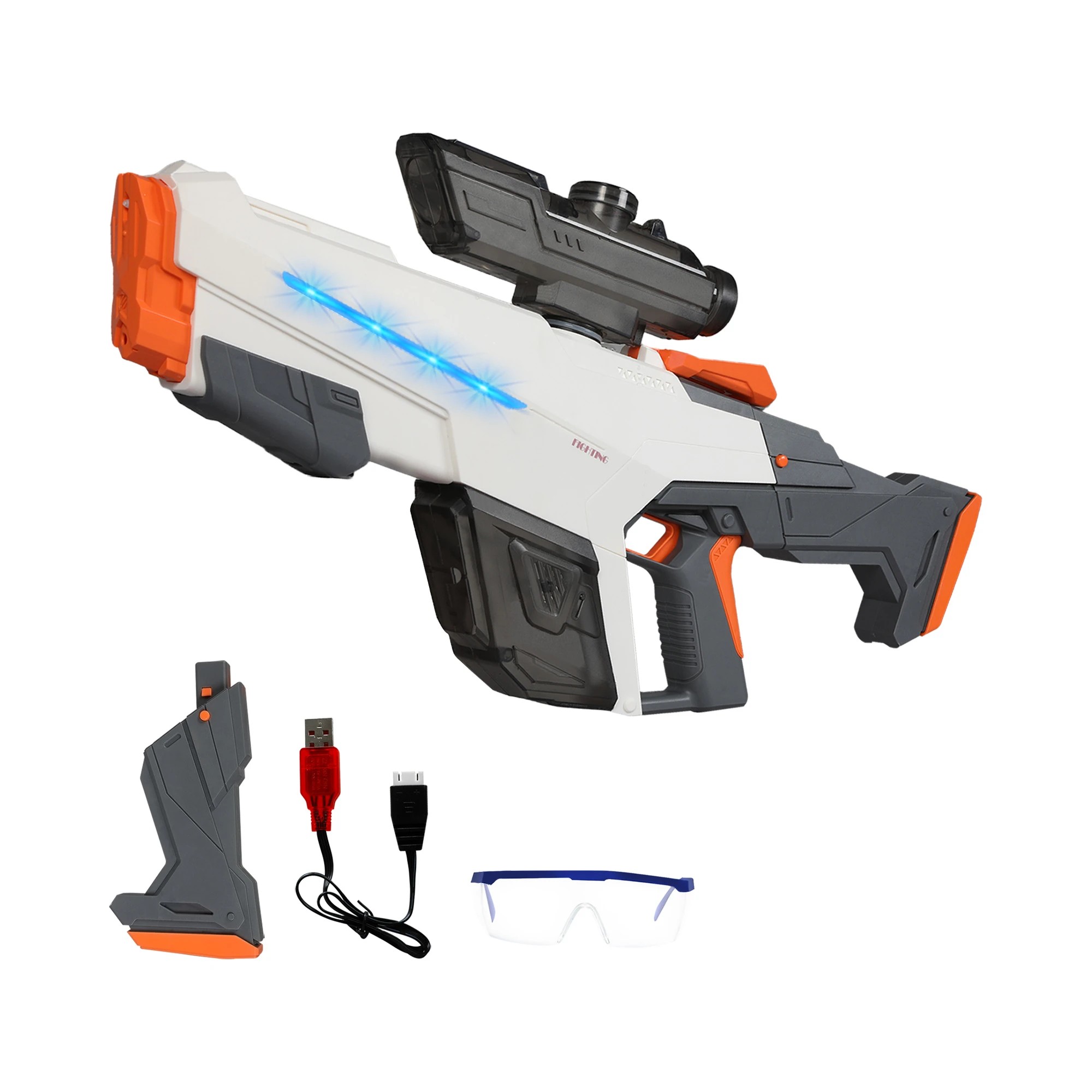 1 Bopeep Electric Water Gun - White, 1 of 7