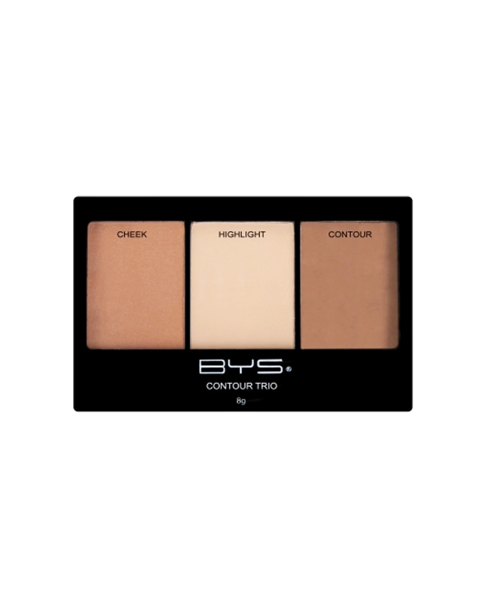 1 BYS Contour Trio Sassy Powder Face/Cheek Contour and Highlight 8g - Multi, 1 of 1
