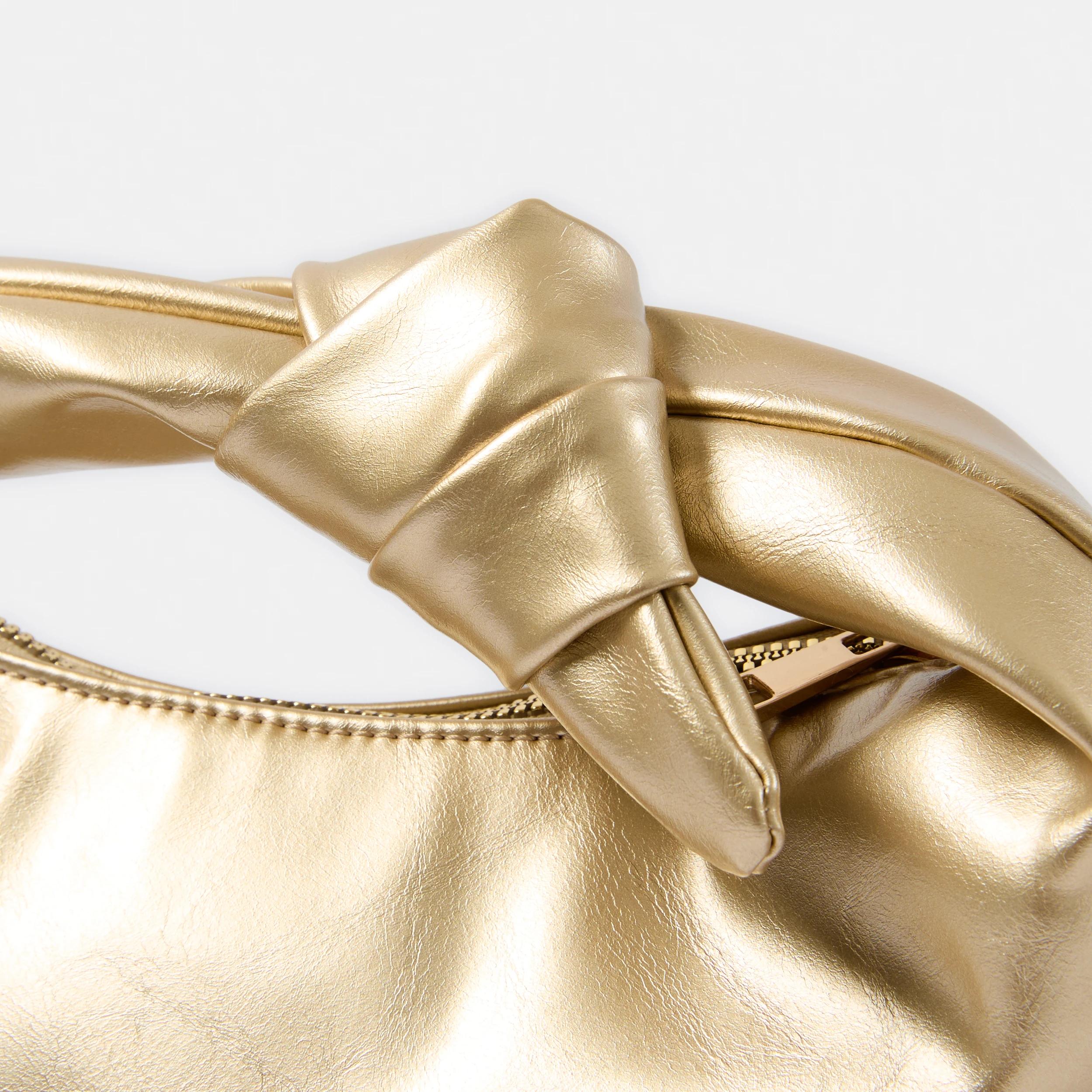 6 Mini Knot Clutch Gold, 6 of 7