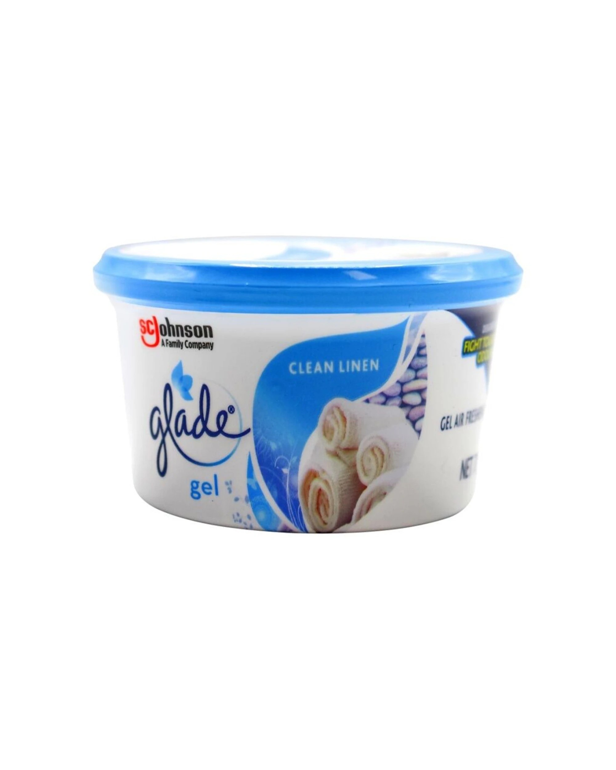 2 Glade 6PK Mini Gel Air Freshener Odour Eliminator 70g Clean Linen Scent - White, 2 of 5