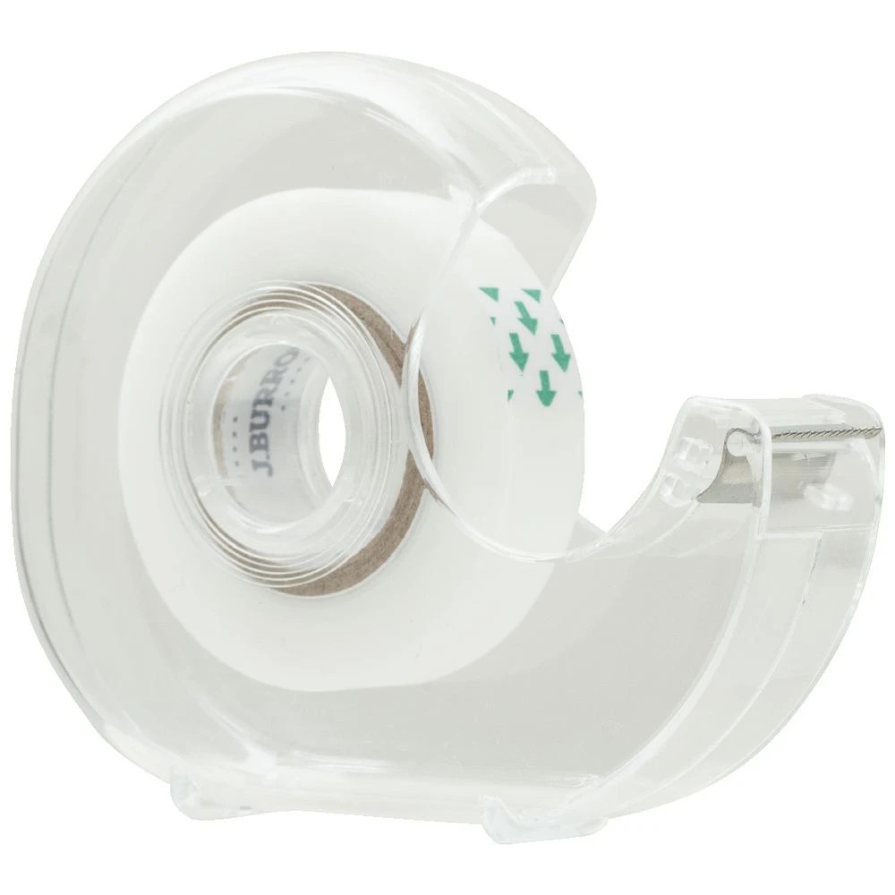 2 J.Burrows Recycled Invisible  Tape & Dispenser 12mm x 25m, 2 of 2