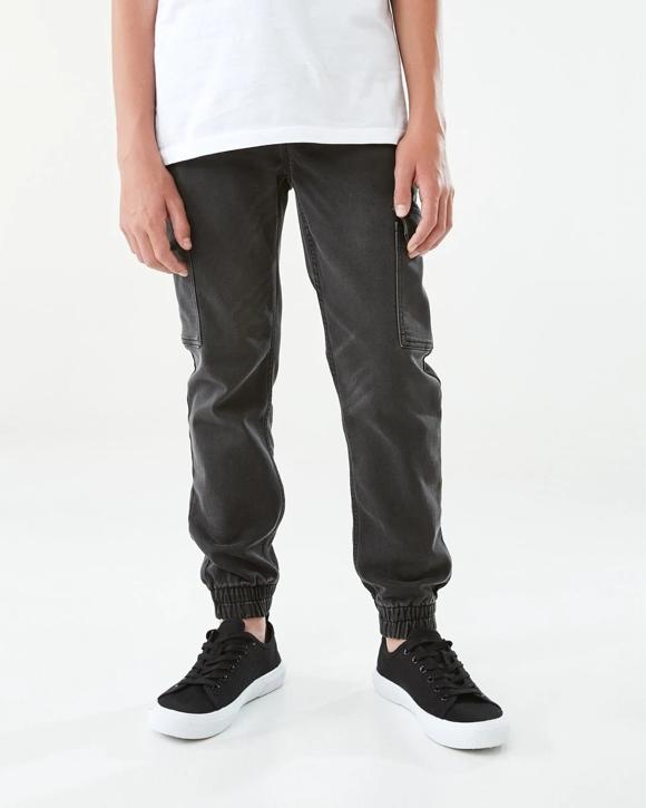 Denim Cargo Joggers