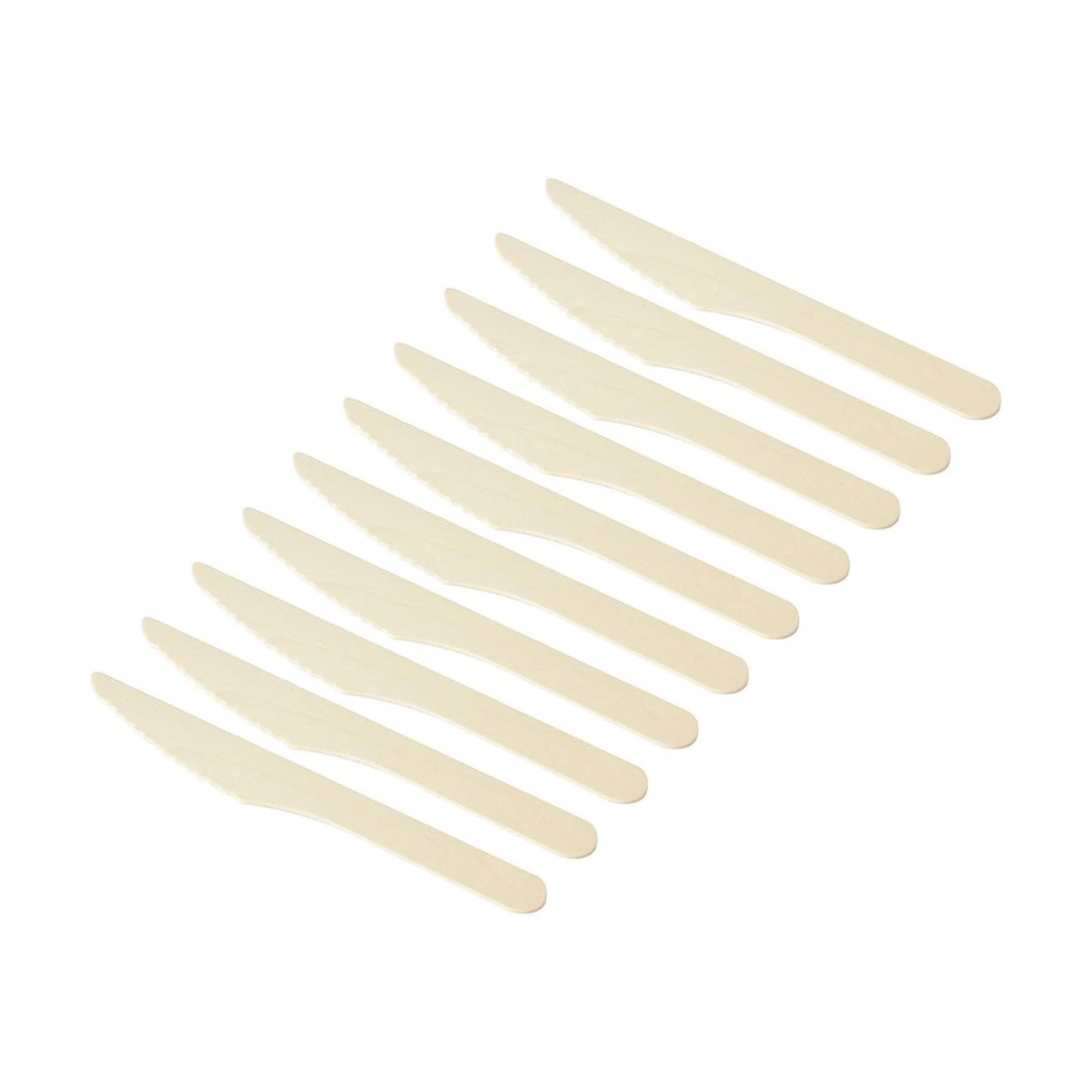 1 10 Piece Wooden Knives, 1 of 5