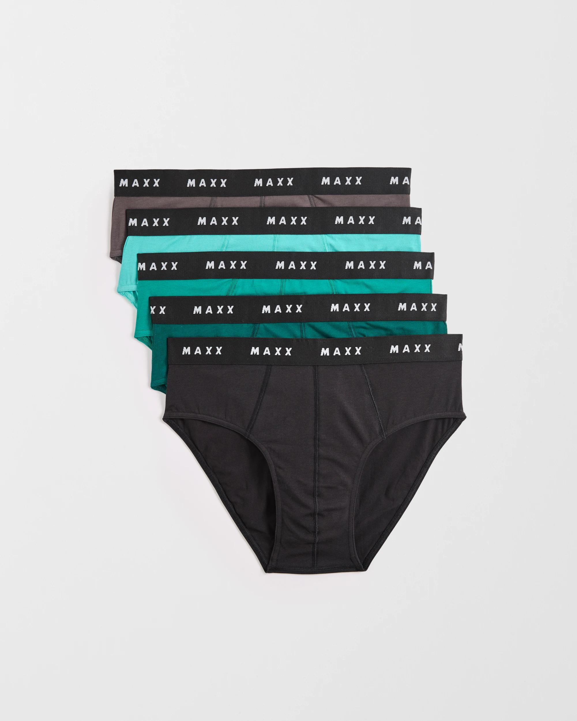 1 Maxx Australian Cotton 5 Pack Hipster Briefs , 1 of 5