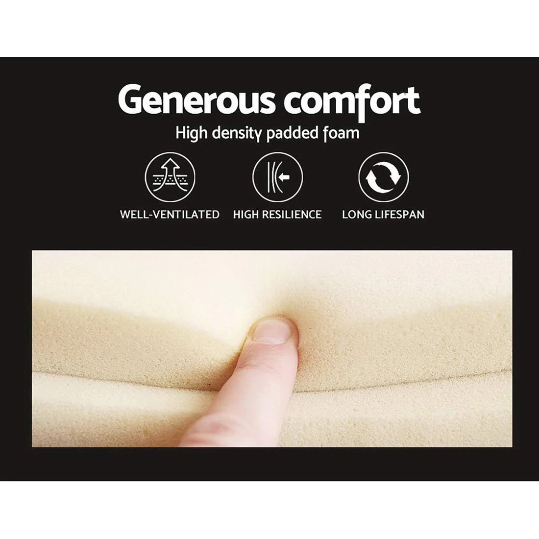 8 Artiss Bed Frame Double Size - Grey, 8 of 10