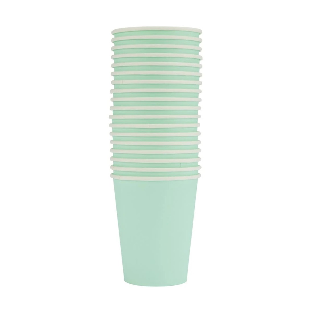 1 18 Pack Pastel Green Paper Cups, 1 of 3