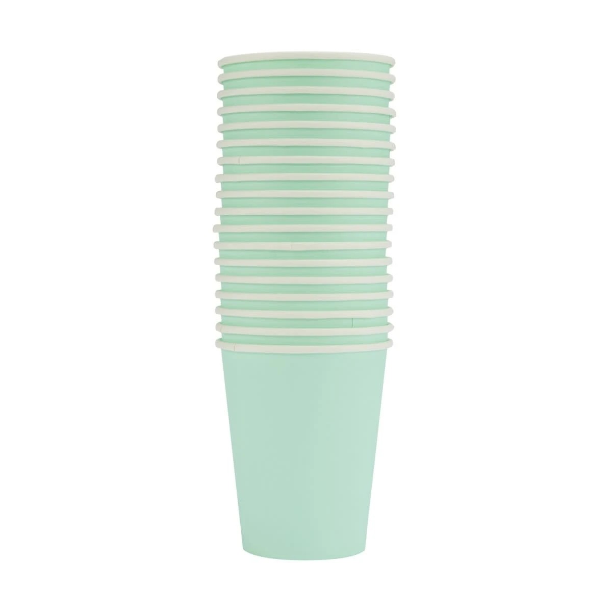 1 18 Pack Pastel Green Paper Cups, 1 of 3