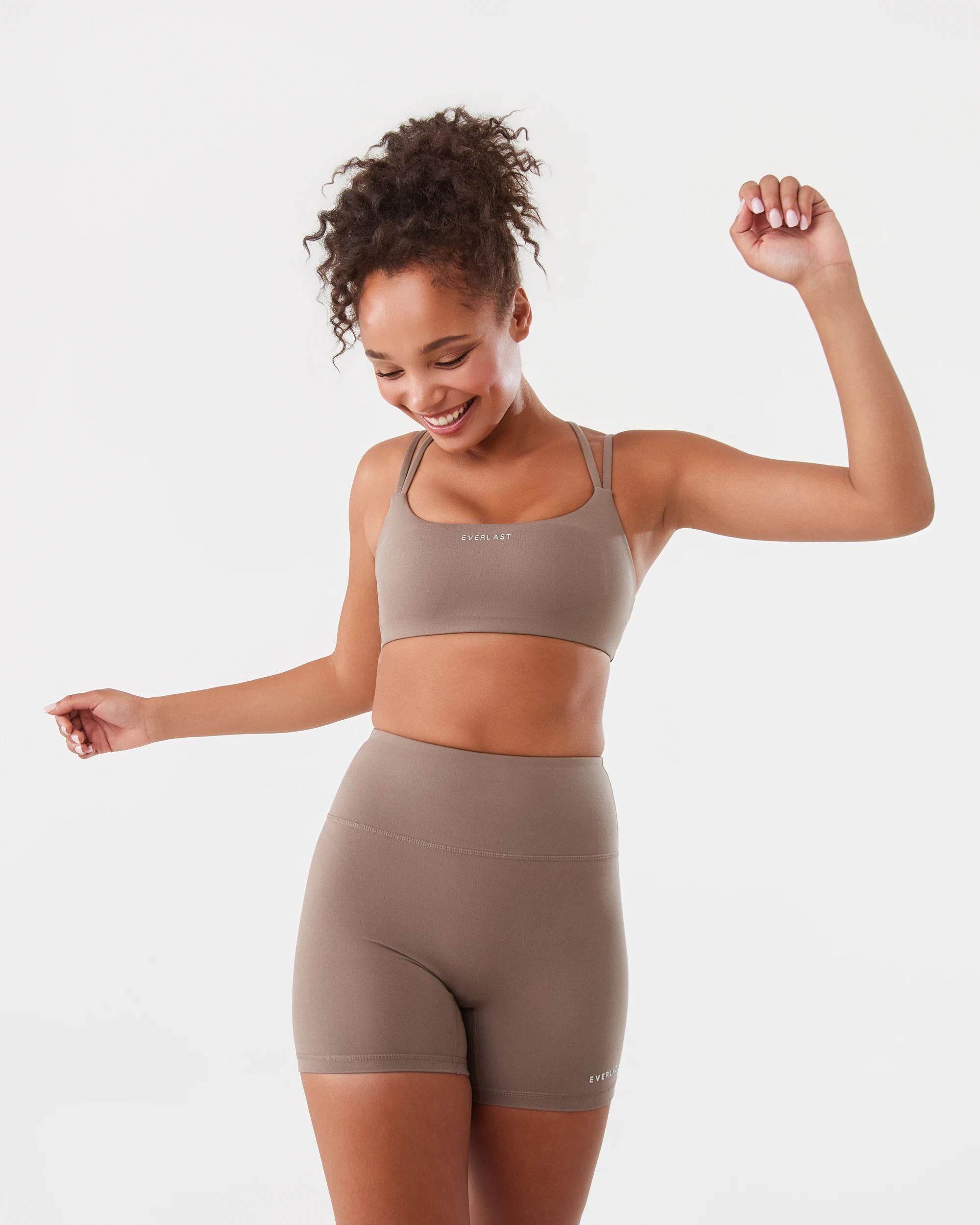 6 Everlast Womens Invisible Scrunch Shorts Mushroom, 6 of 6