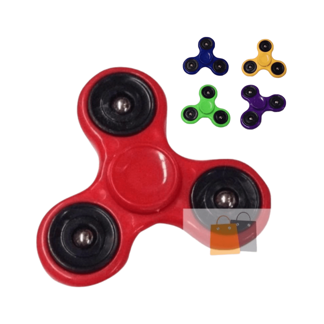 1 BR Toys Fidget Hand Spinner Toys for Focus and Stress Relief - Set of 6, 1 of 10