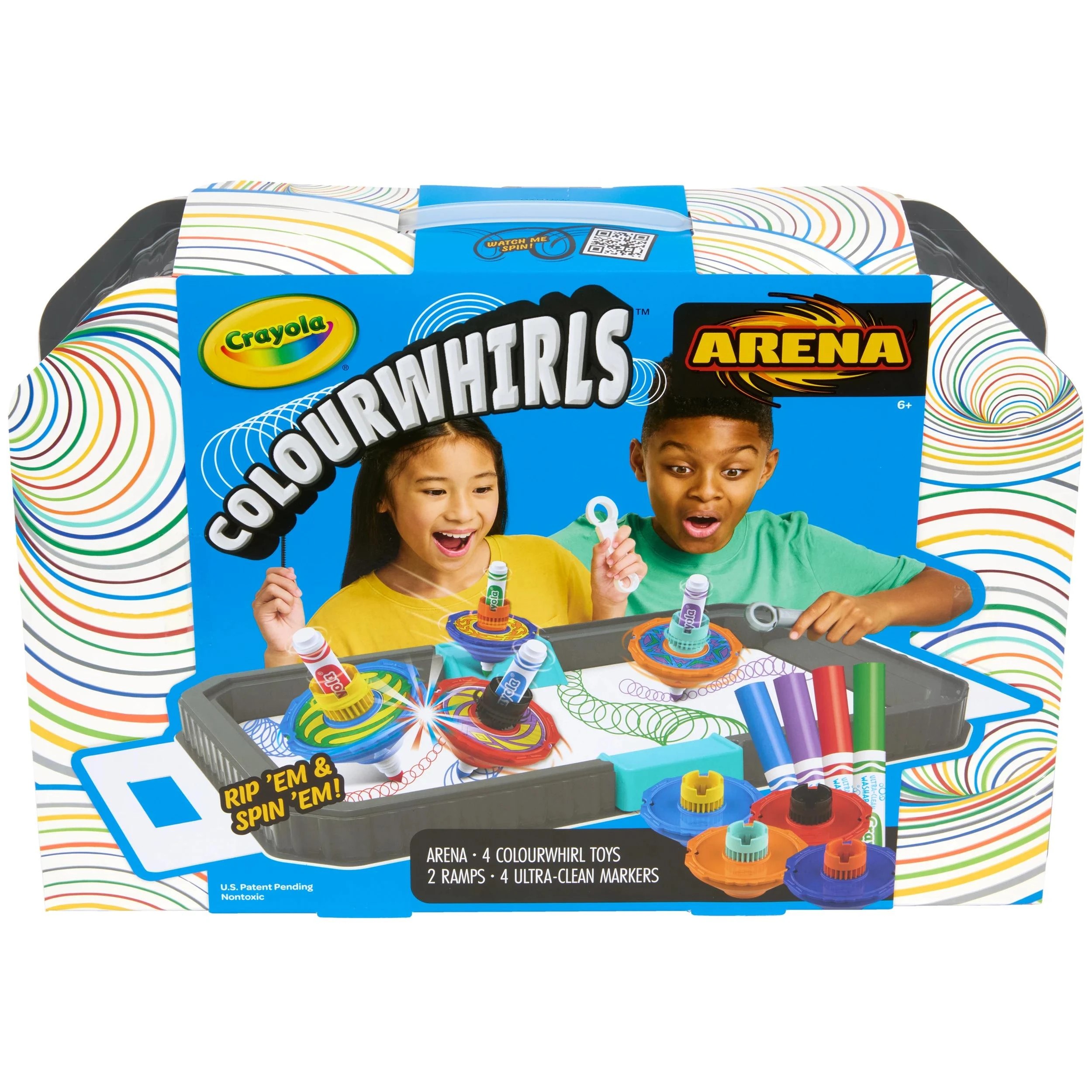 4 Crayola Colourwhirls Battle Arena - Multi, 4 of 10