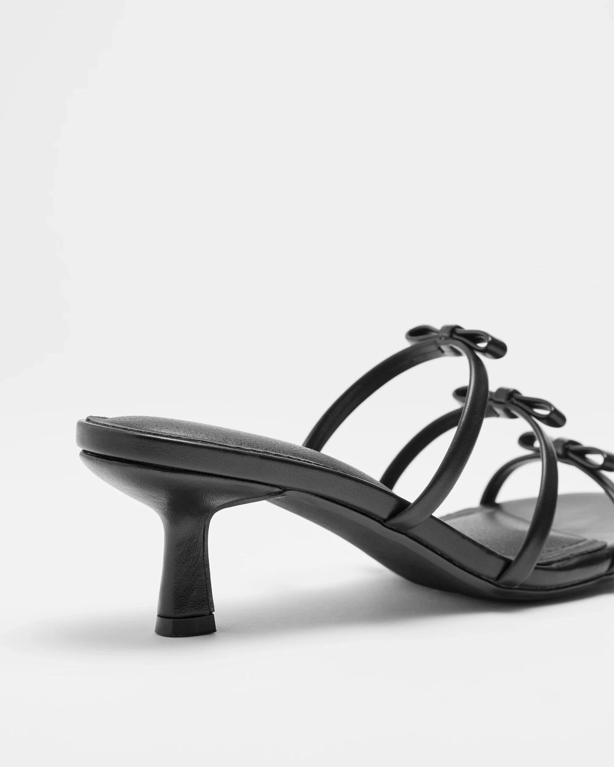 3 Target Woman Womens Bow Kitten Heel - Harper BLACK, 3 of 3