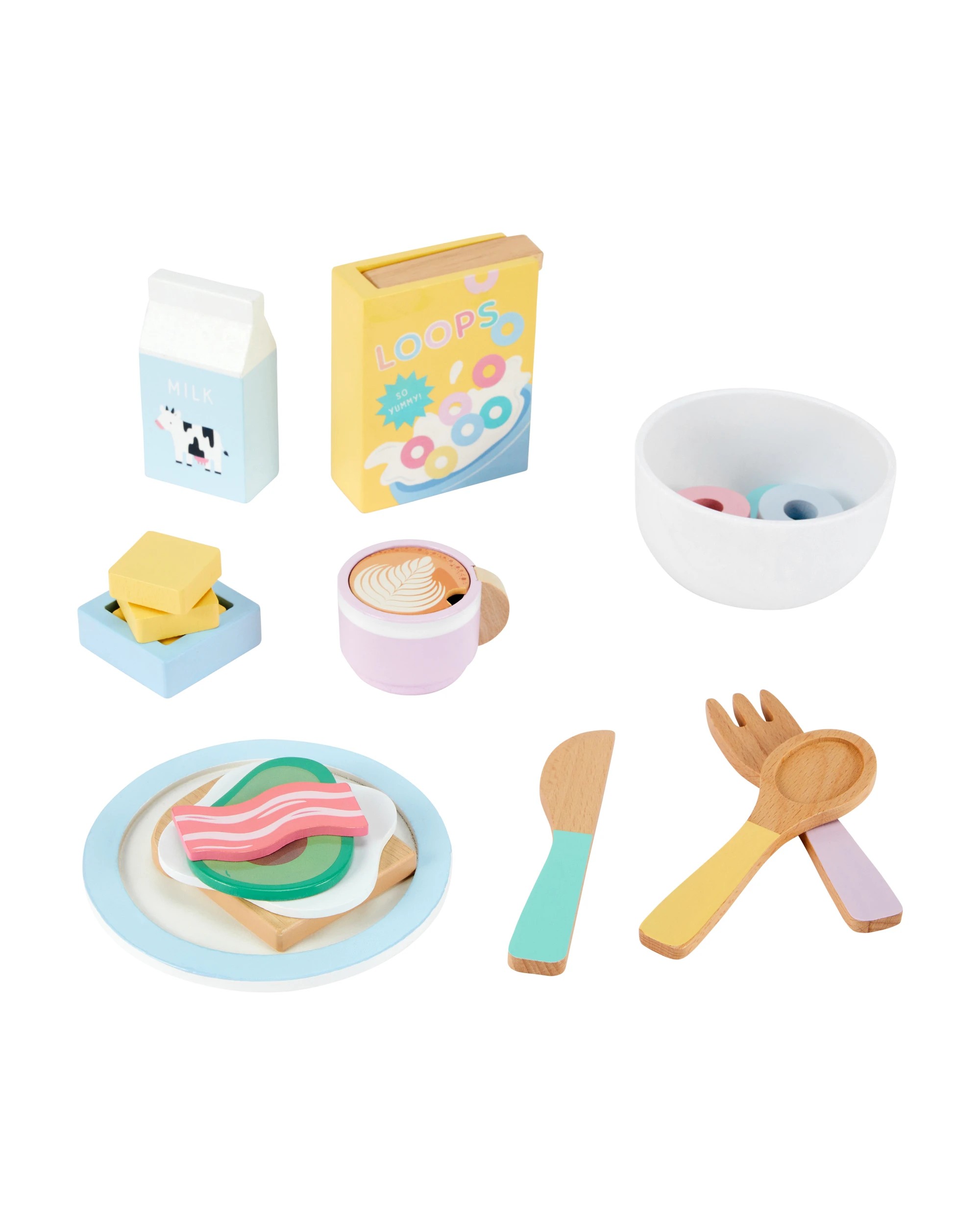 2 22 Piece Wooden Breakfast Set, 2 of 7