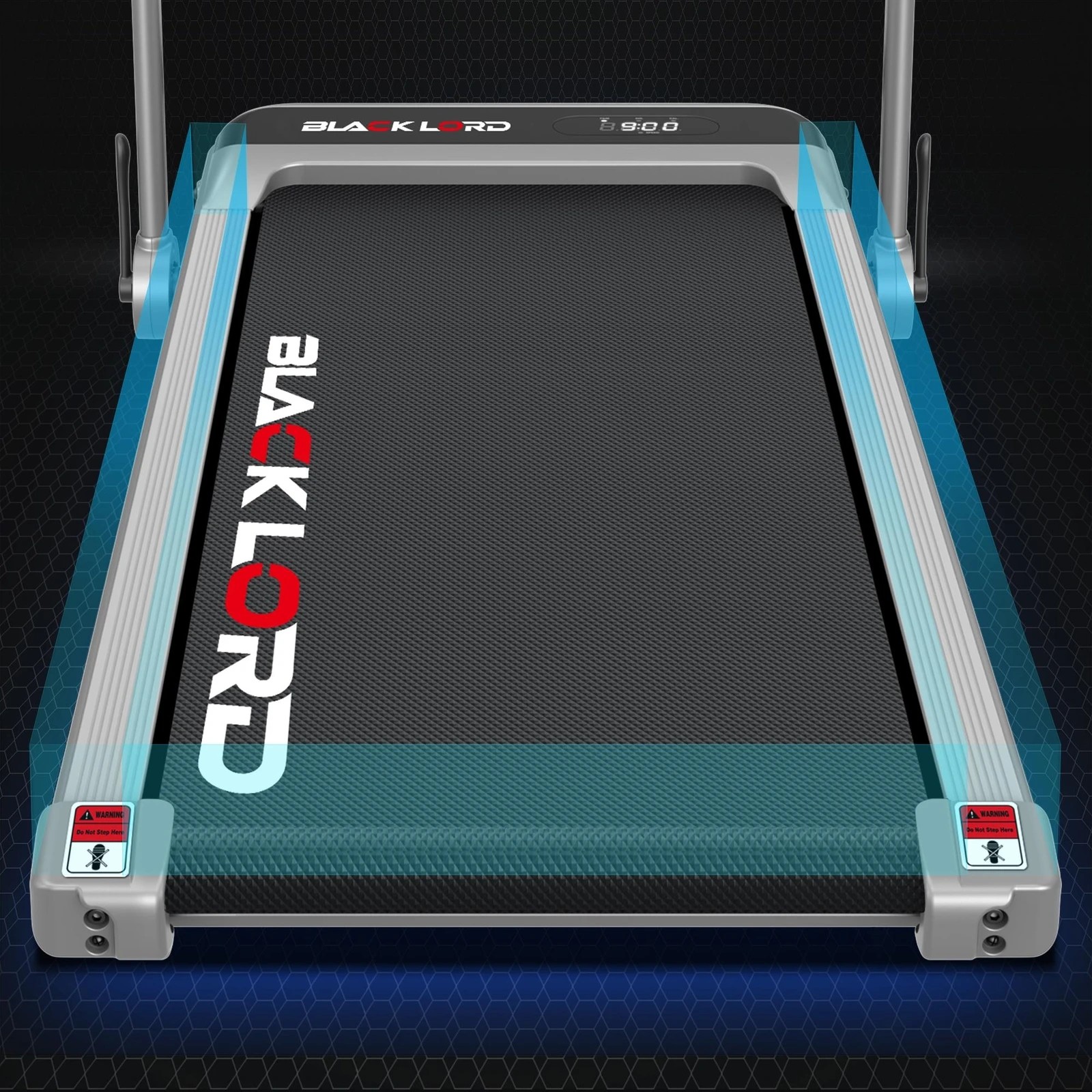 8 Black Lord Walking Pad Treadmill Incline Foldable - Silver, 8 of 10