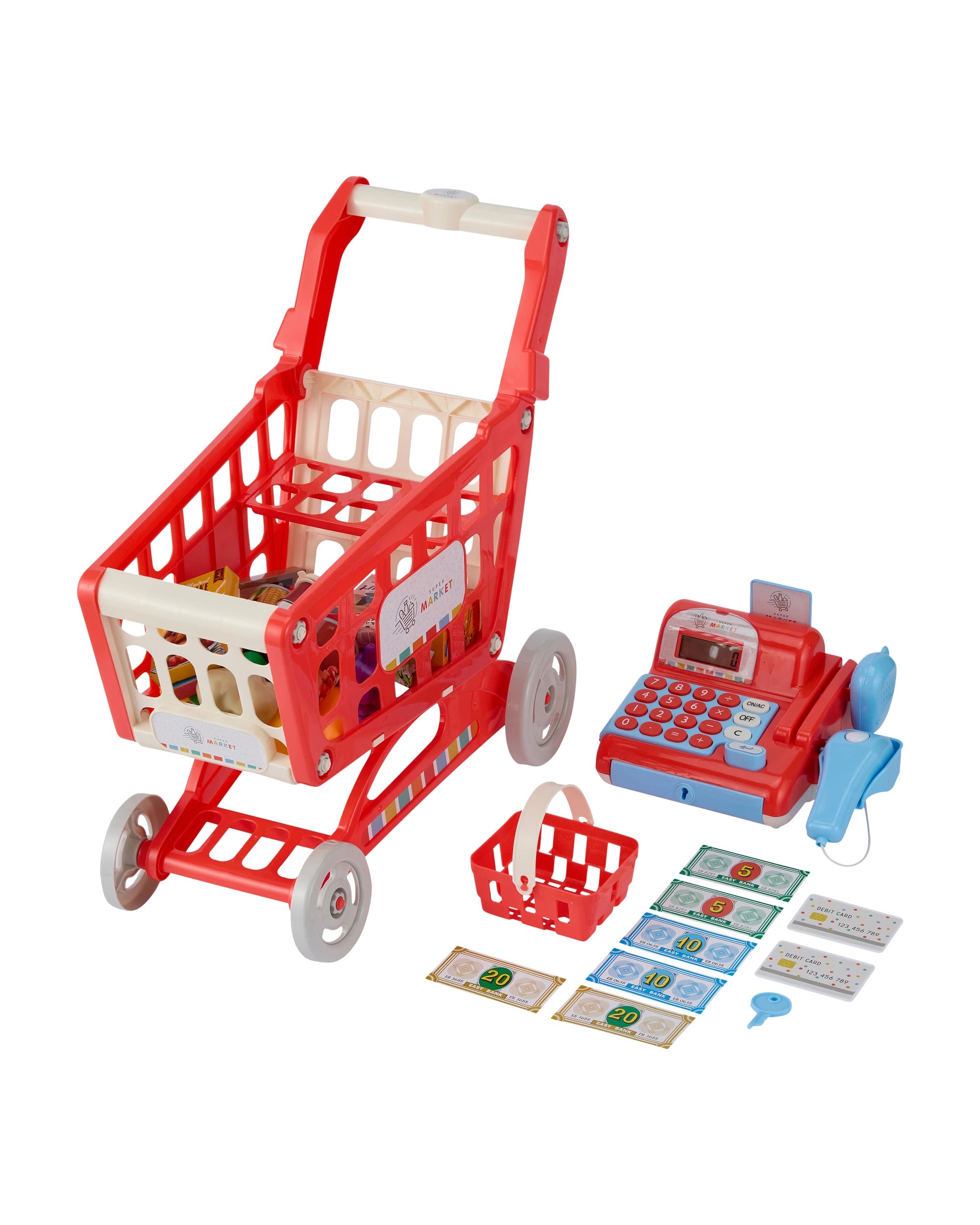 1 42 Piece Supermarket Playset, 1 of 9