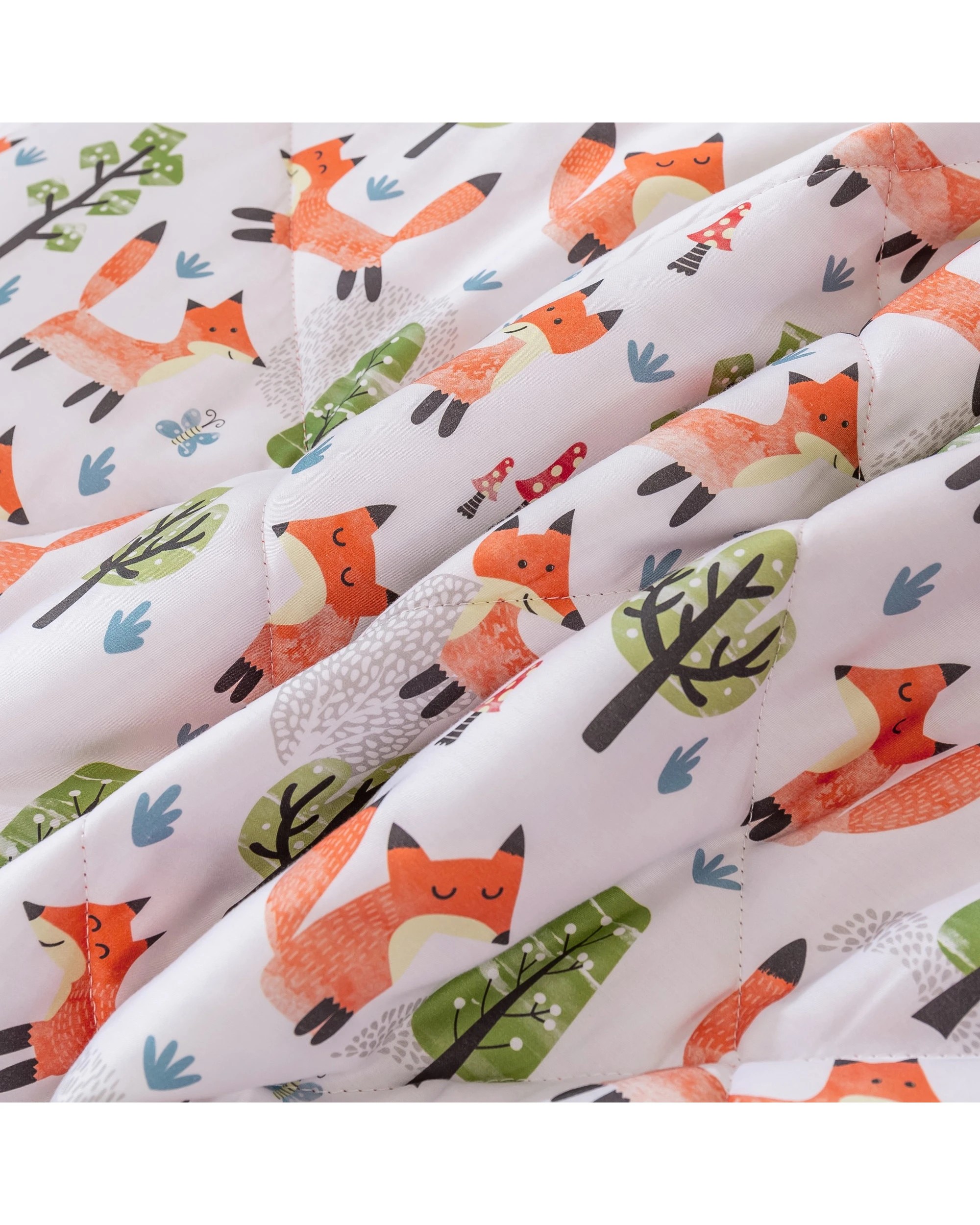 5 Jack & Ava Comforter Set Shy Fox - Double Bed - Animal Print, 5 of 7