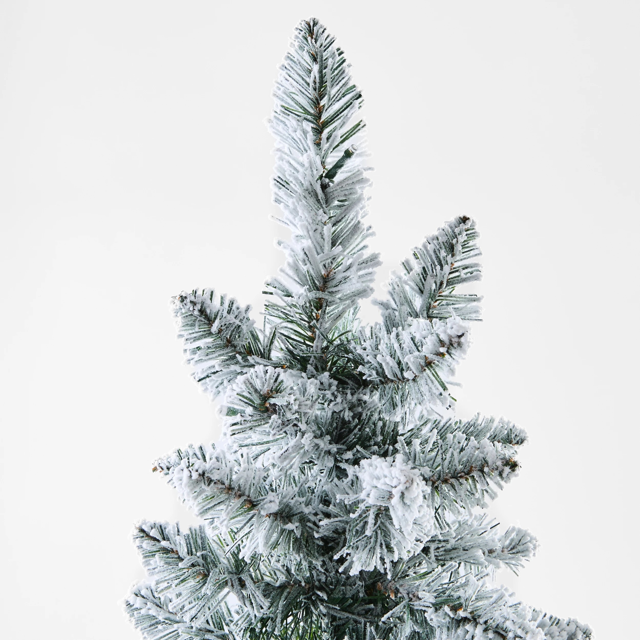 5 Set of 3 Snowy Prelit Potted Christmas Trees, 5 of 7