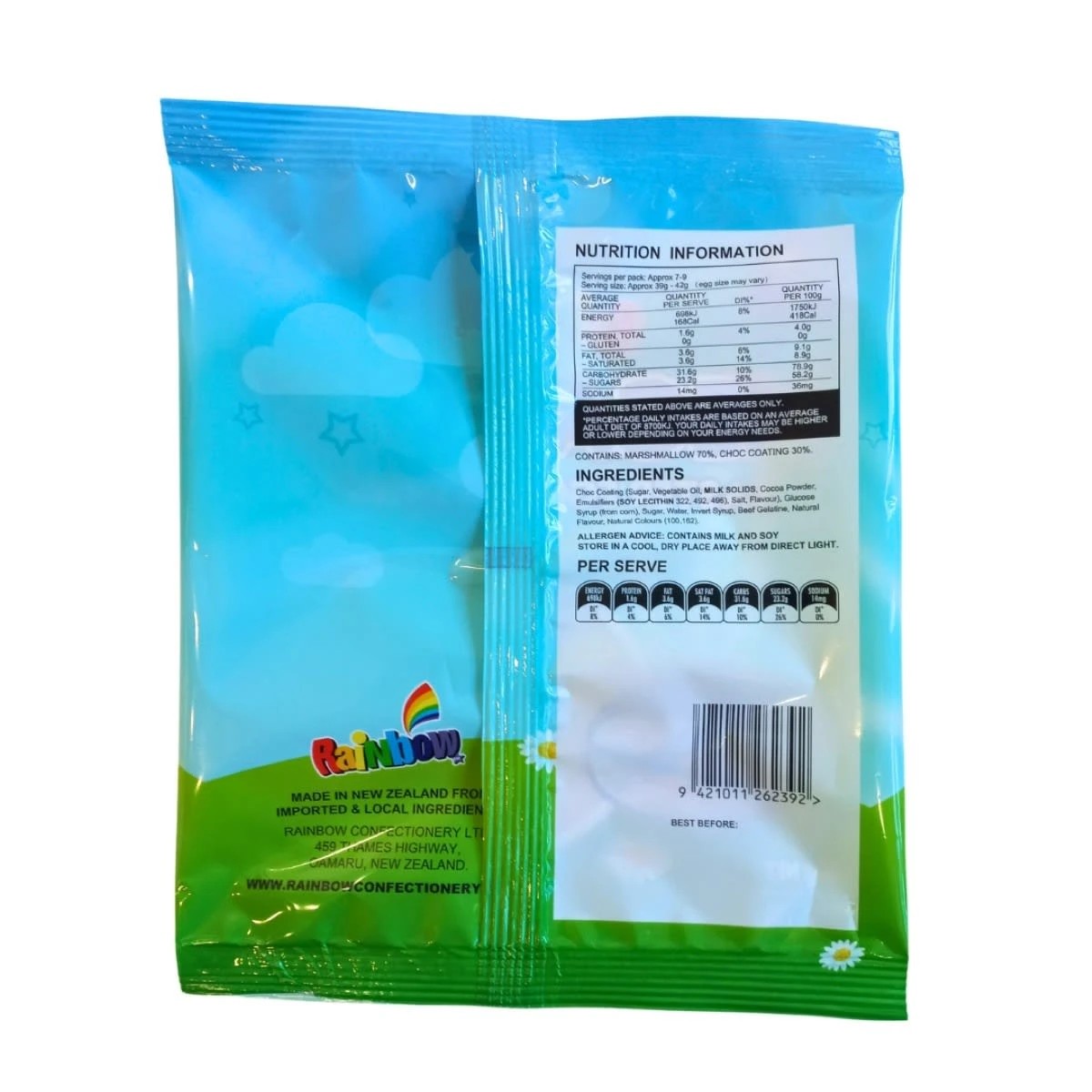 2 Rainbow Mega Easter Egg with Yolk 320g, 2 of 2