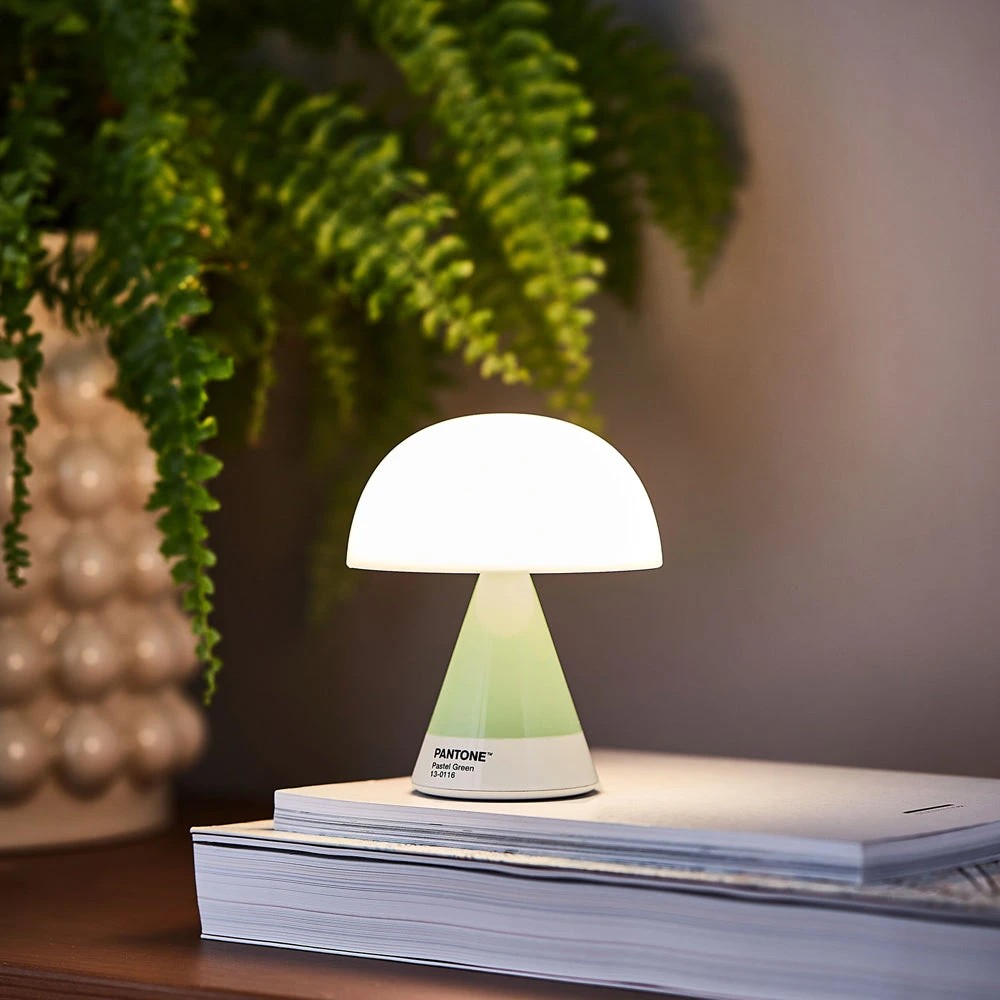 4 Lexon Mina M Medium Portable Led Lamp PANTONE - Green, 4 of 5