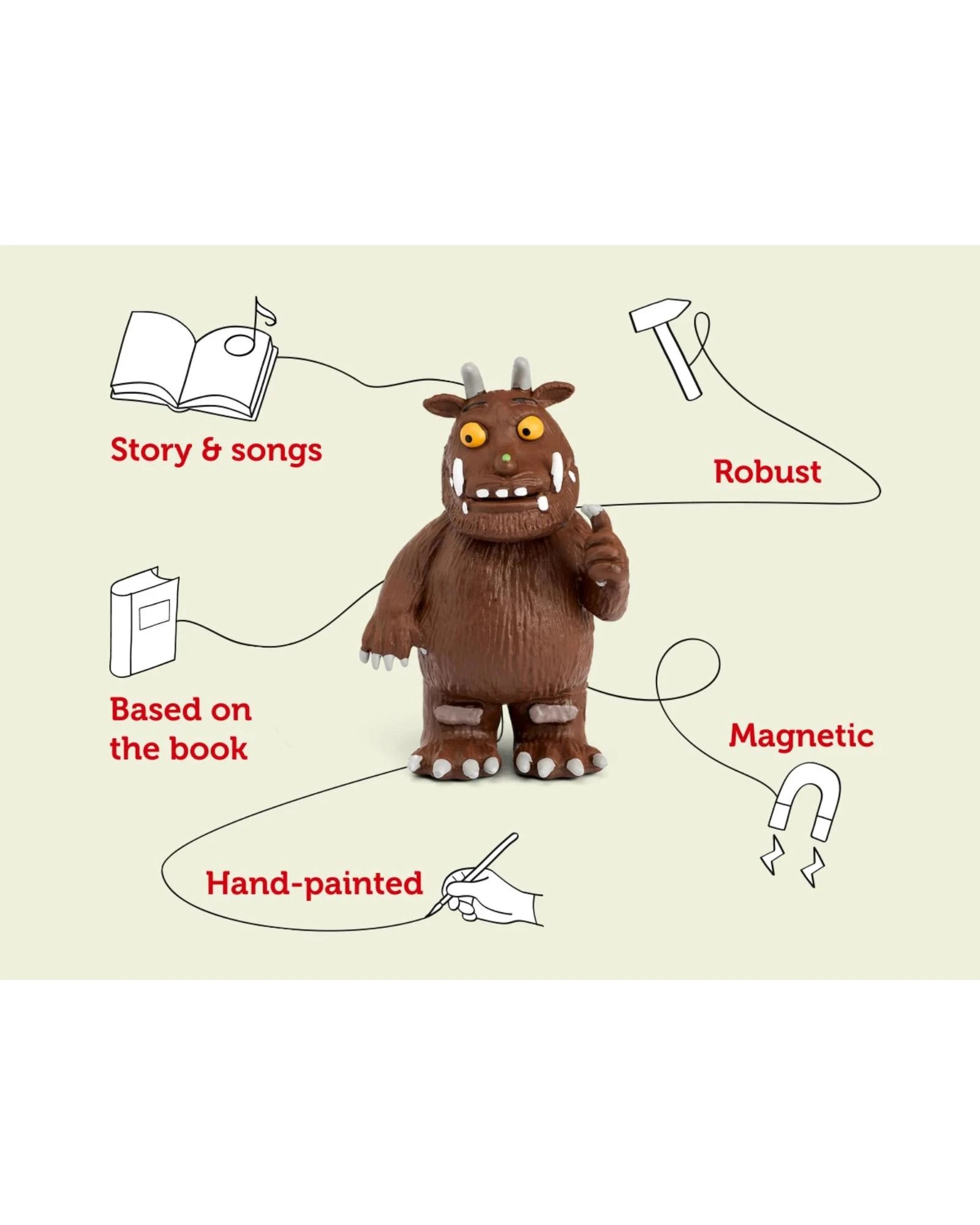 3 Tonies - Julia Donaldson - The Gruffalo Tonie Audio Character - Multi, 3 of 6