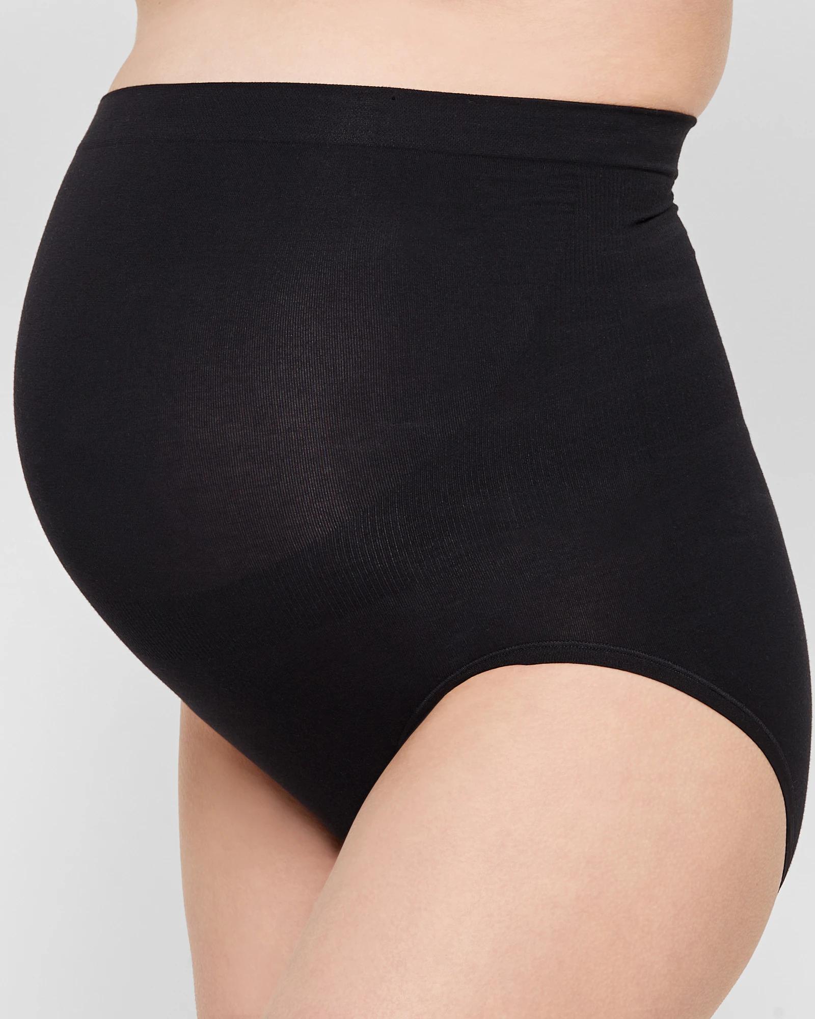 2 Target Maternity Seamfree Over The Belly Briefs BLACK, 2 of 7