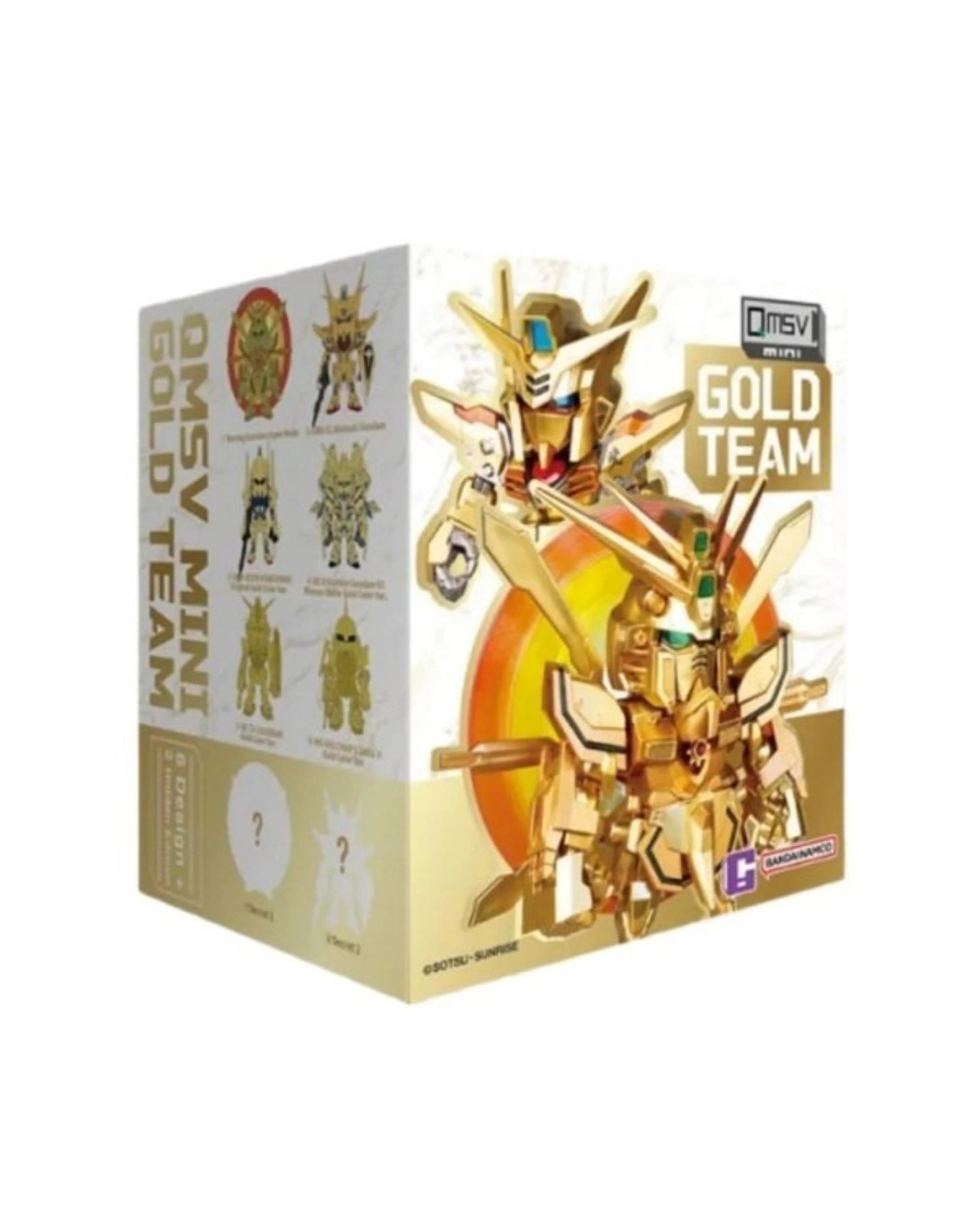 1 Bandai Shokugan QMSV Mini Gold Team Figure Blind Box, 1 of 7