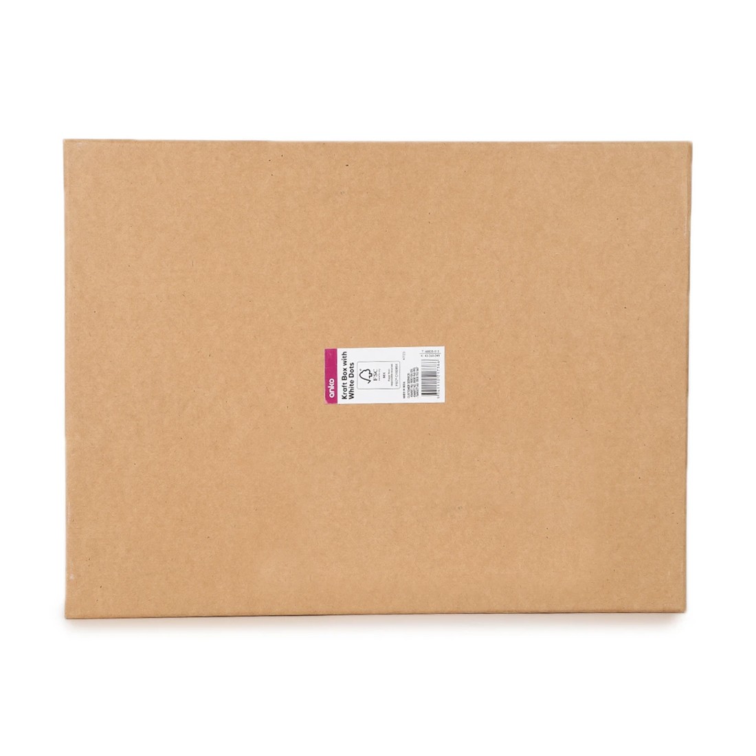 7 Kraft Gift Box with White Dots - Extra Large, 7 of 7