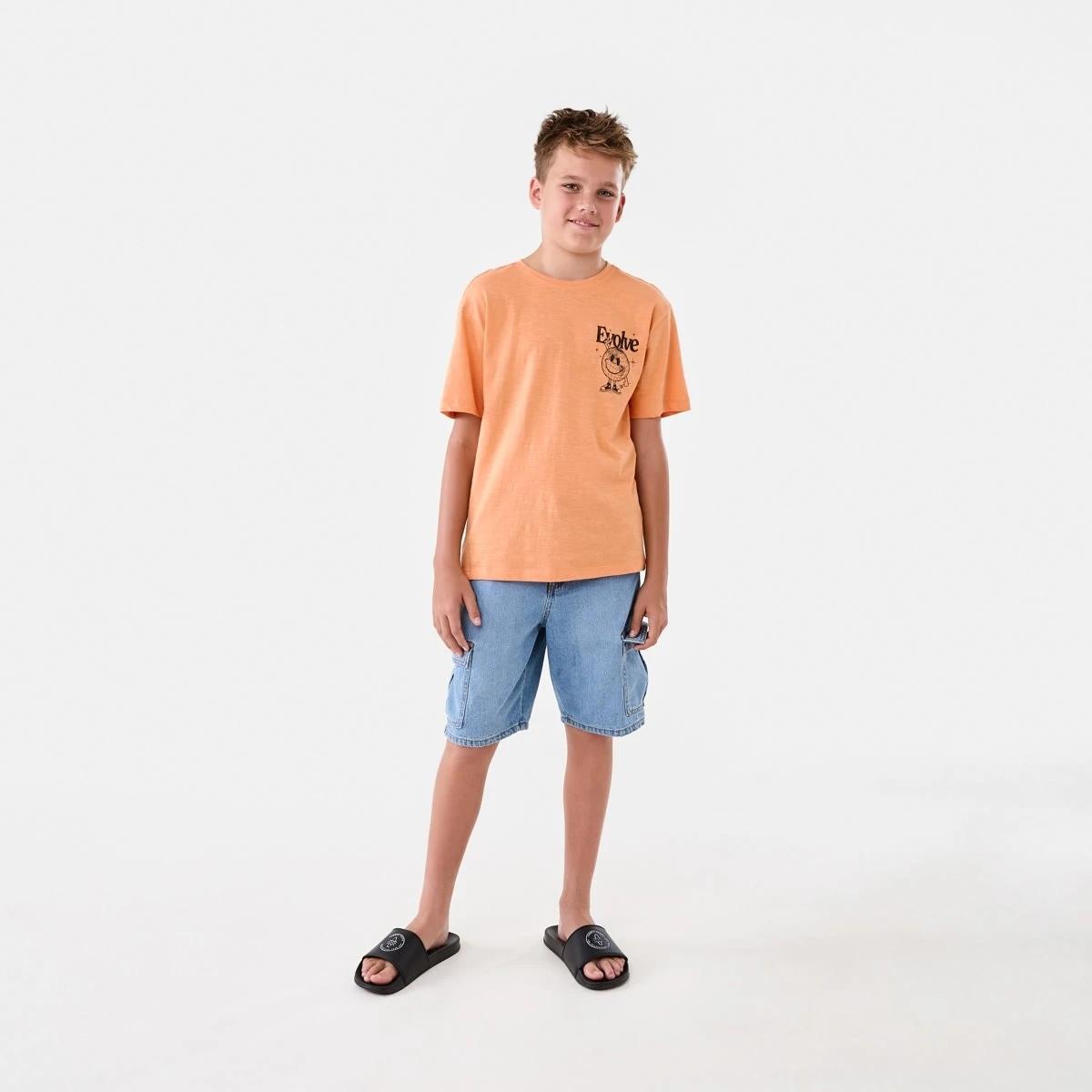 6 Short Sleeve Back Print T-shirt Org Evolve, 6 of 9