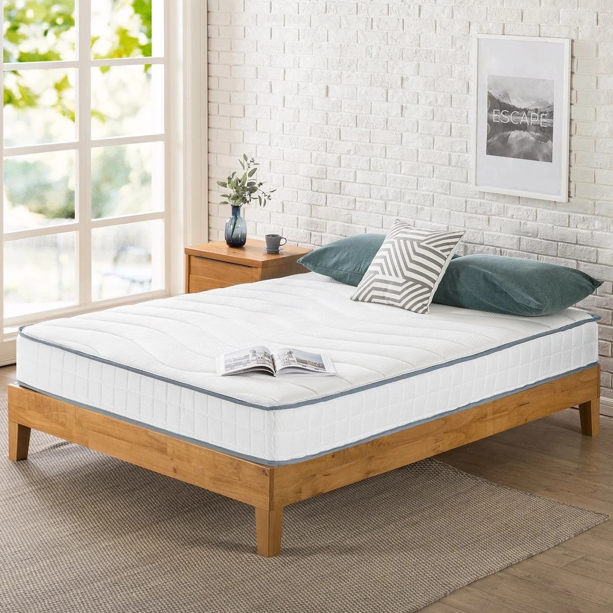 3 18cm Double Bed Bonnell Viscolatex Memory Foam Mattress, 3 of 11