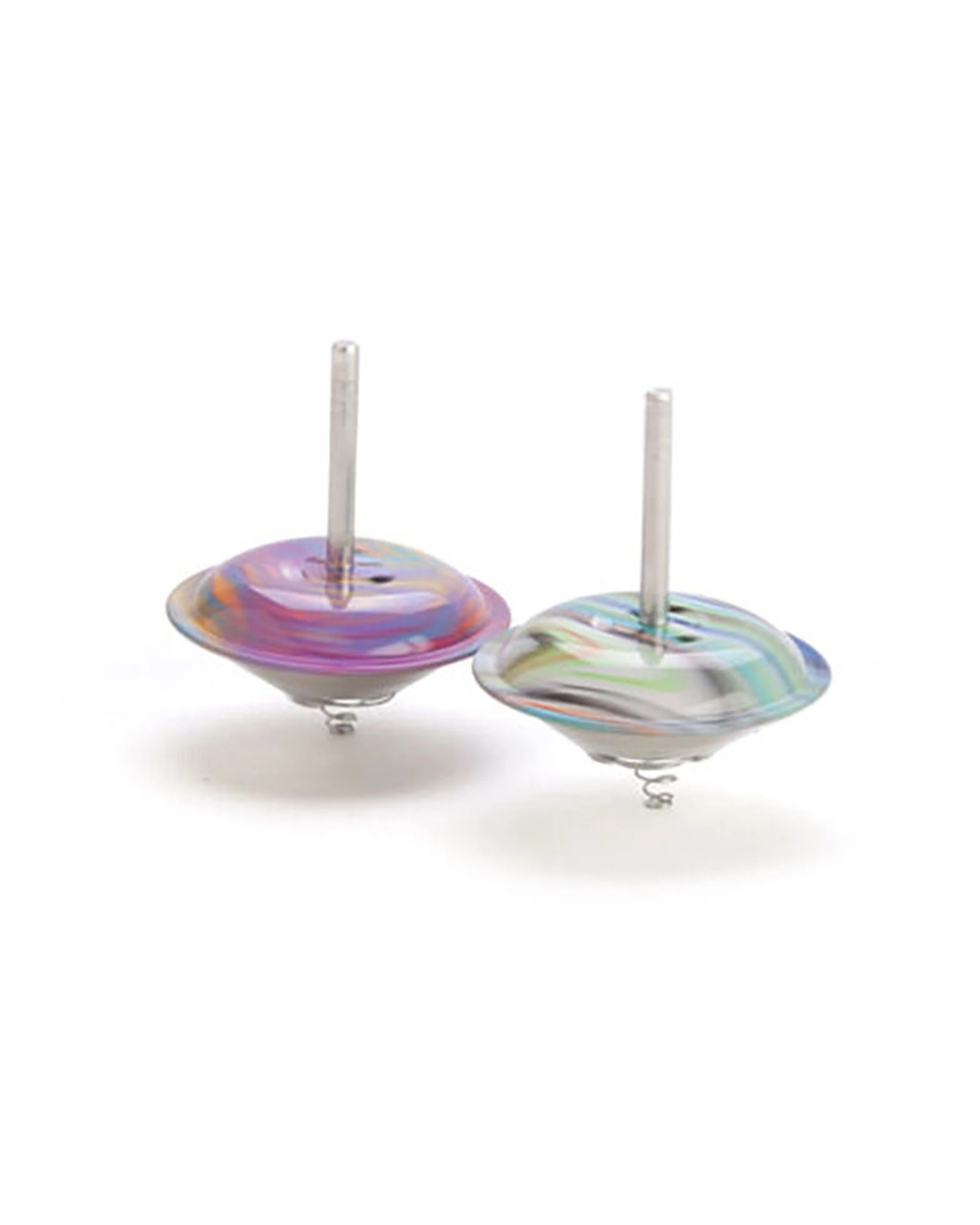 4 MDI 4PK Metal Hopping Spinning Top Retro Desk Toy Set 3.6x5.6cm - Assorted, 4 of 5