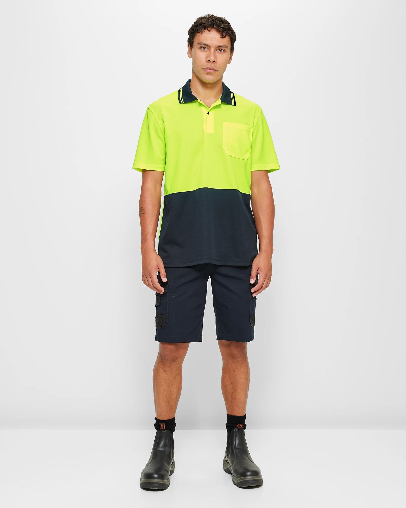 5 Graphite Hi-visibility Polo Shirt YELLOW, 5 of 5
