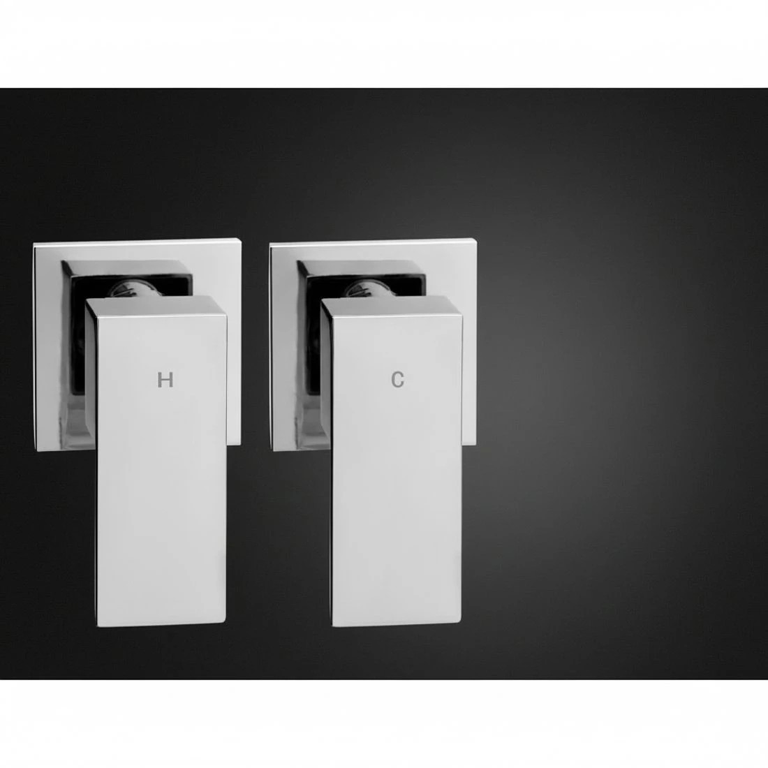 5 Cefito 9'' Rain Shower Head Set Handheld Round High Pressure Twins Tap Chrome - Silver, 5 of 5