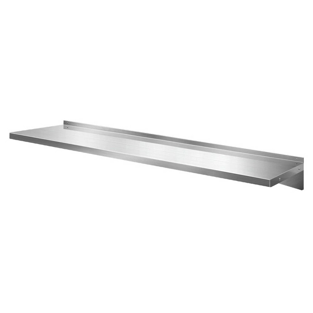 1 Cefito 1800mm Stainless Steel Kitchen Wall Shelf Mounted Rack - Silver, 1 of 7