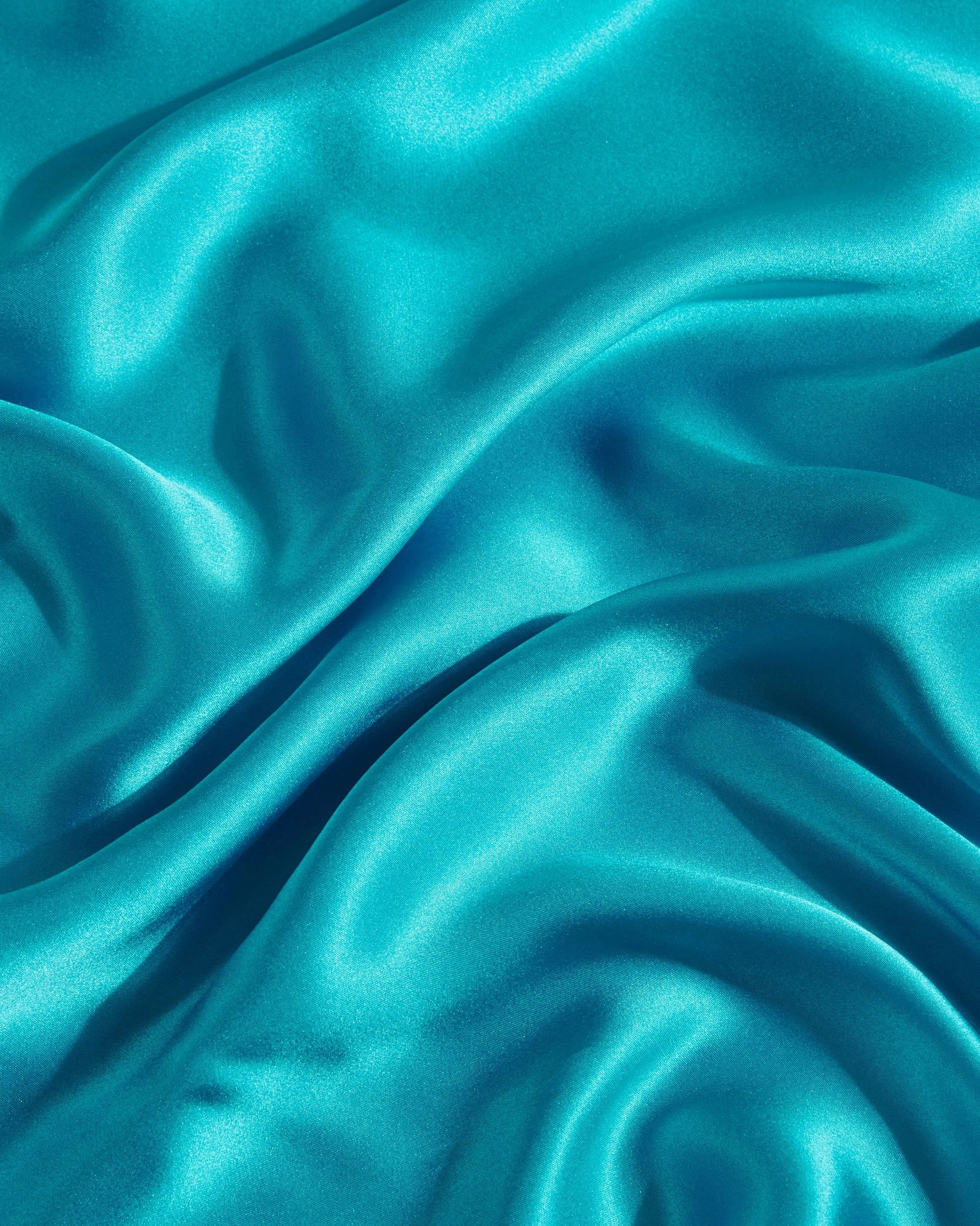 2 Gioia Casa 2-Pack Mulberry Silk Pillowcases Soft Hypoallergenic - Teal, 2 of 4