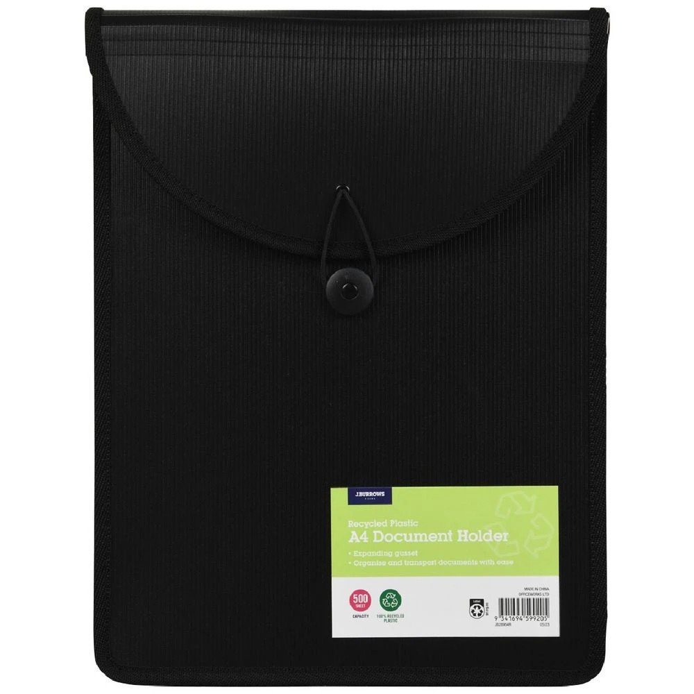 1 J.Burrows Top Load Attachment File A4 Black, 1 of 4