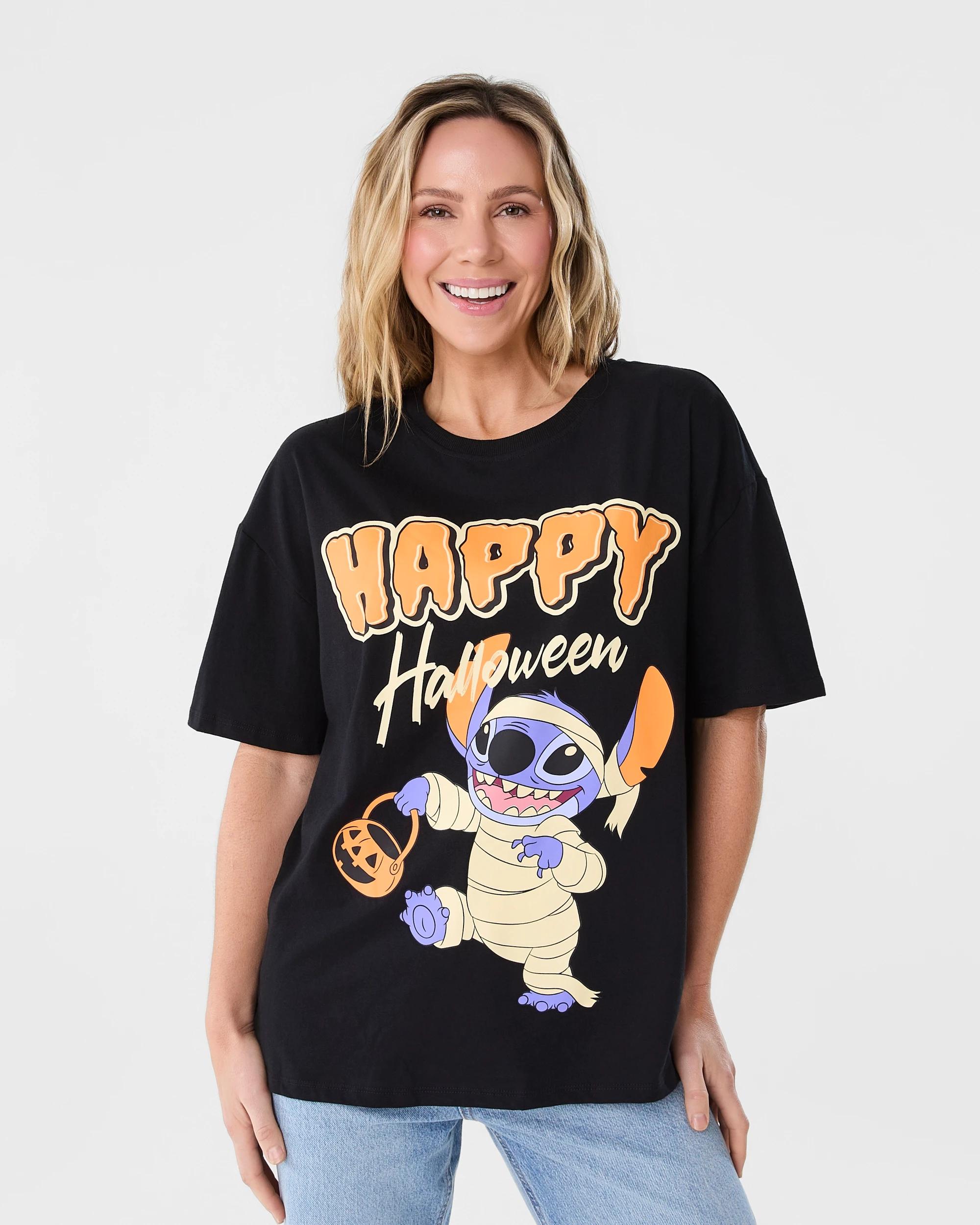 1 Short Sleeve Stitch License Halloween T-shirt Halostitch, 1 of 6