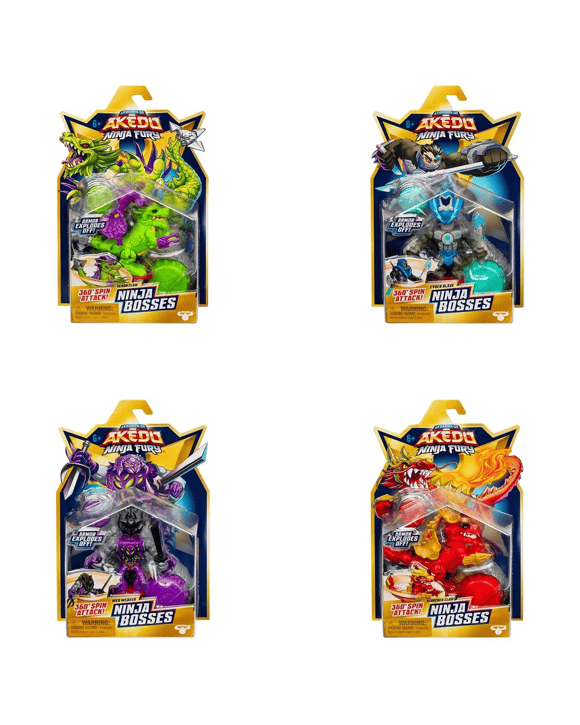Legends of Akedo Ninja Fury Ninja Bosses - Assorted