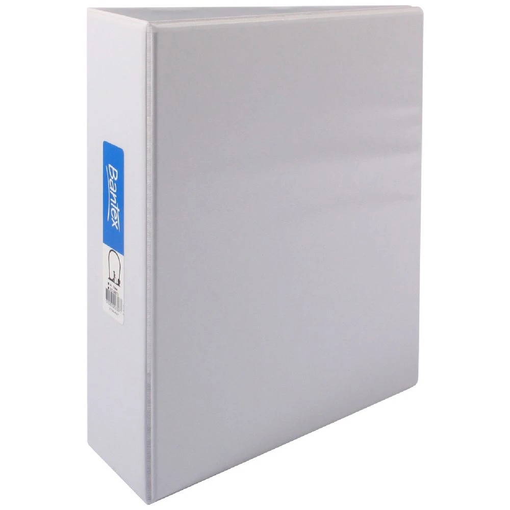 1 Bantex A4 Insert Lever Arch Binder 70mm White, 1 of 2