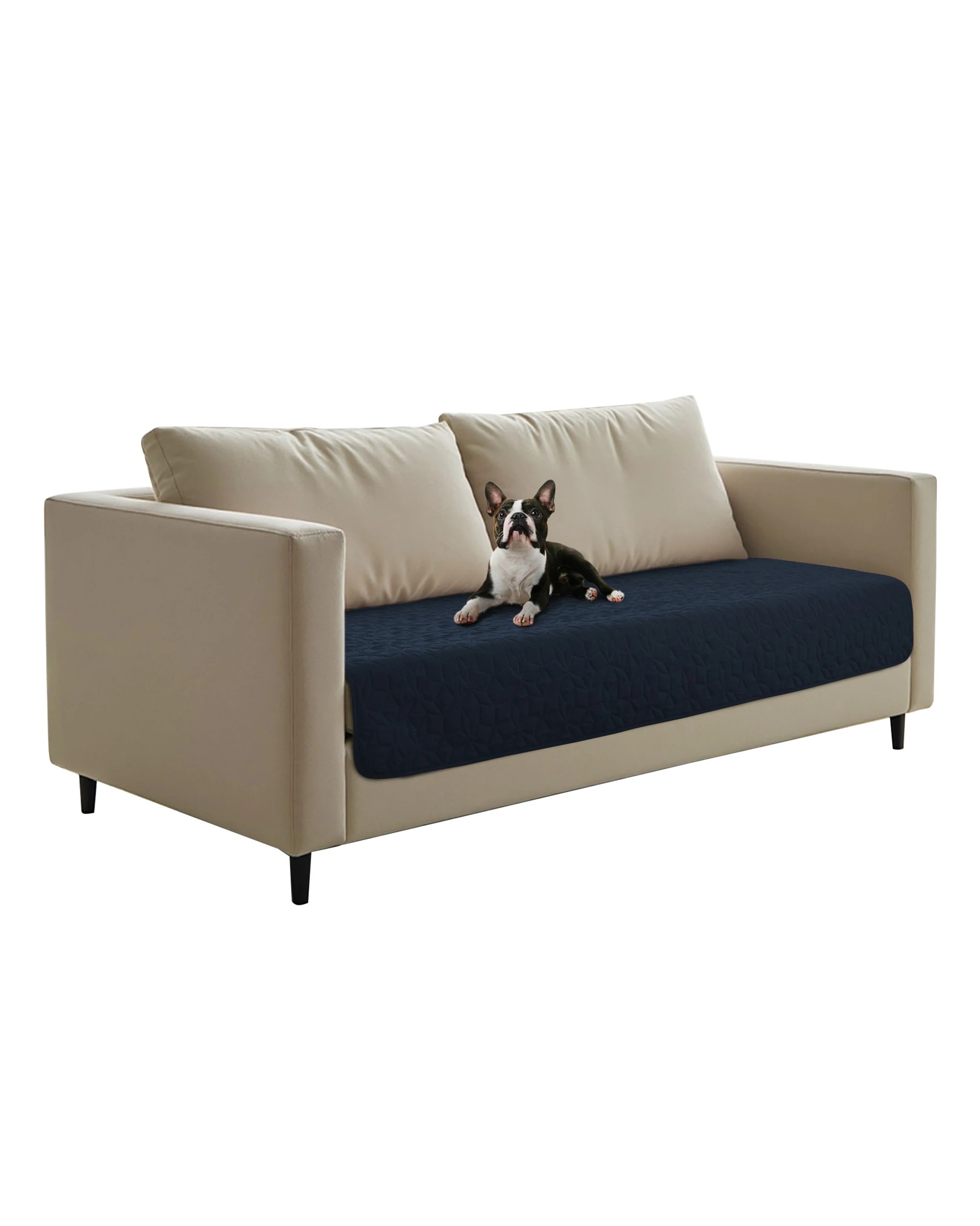 3 Charlie's Sofur Waterproof Dog 2-Seater Couch Cover Protector 76x178cm - Midnight Blue, 3 of 10