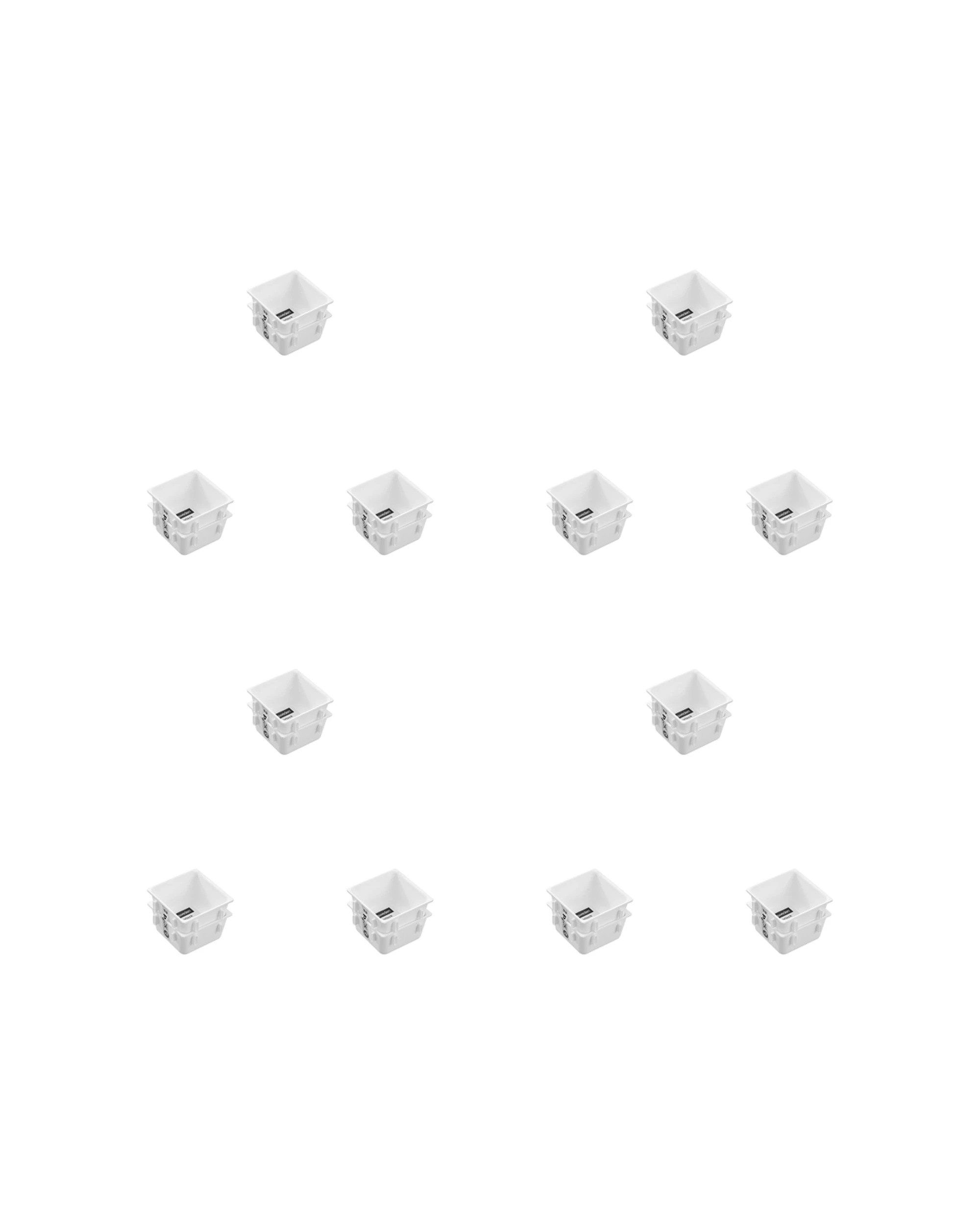 1 Boxsweden 12PK Interlock Drawer Organiser Square 8.5x5cm Modular Lock System - Assorted, 1 of 6